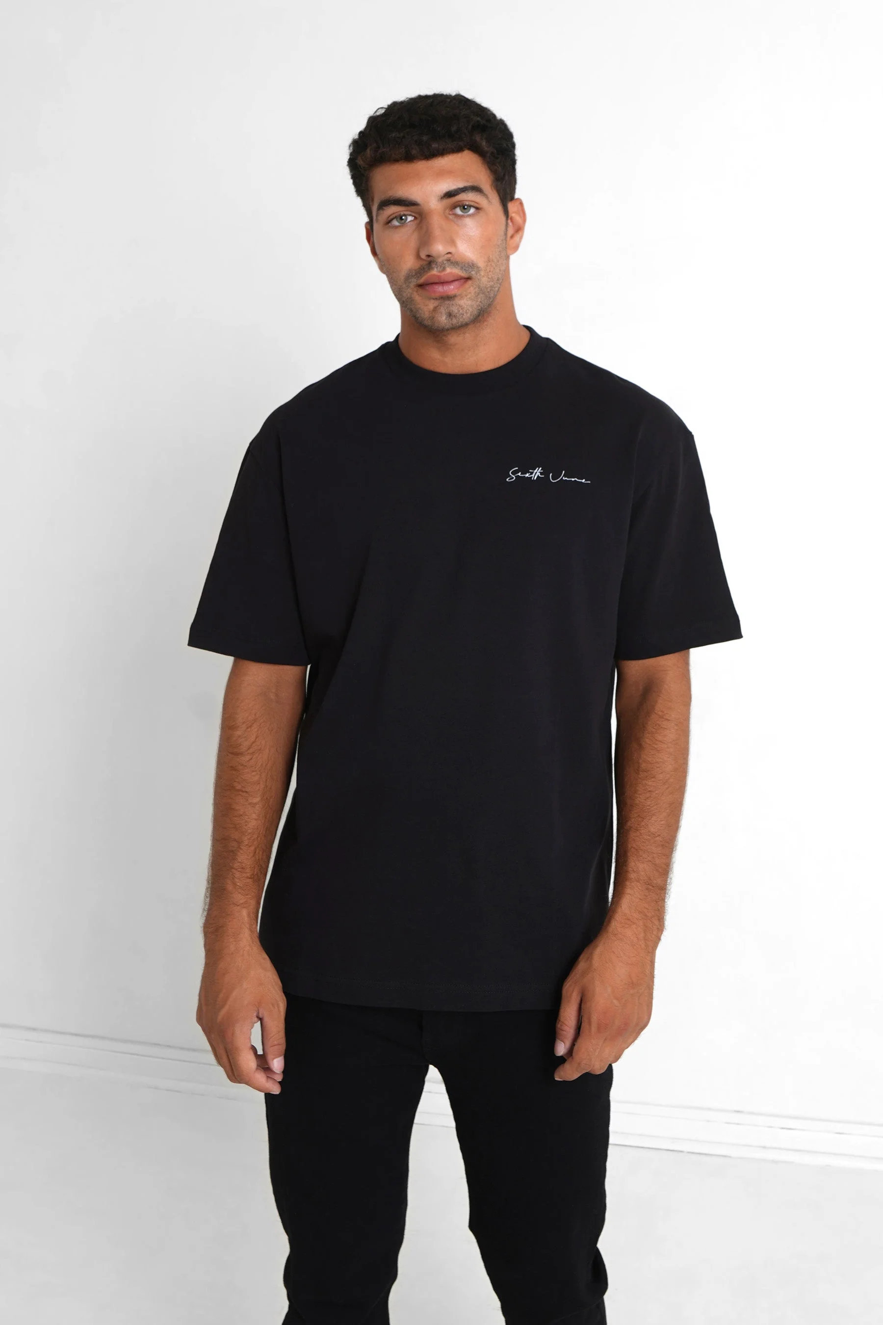 T-shirt signature arrière Noir - Image 5