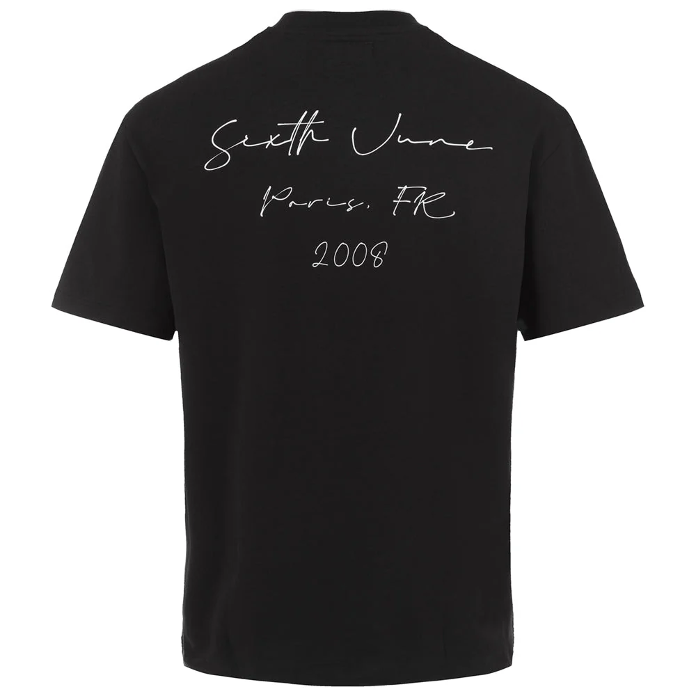 T-shirt signature arrière Noir - Image 6