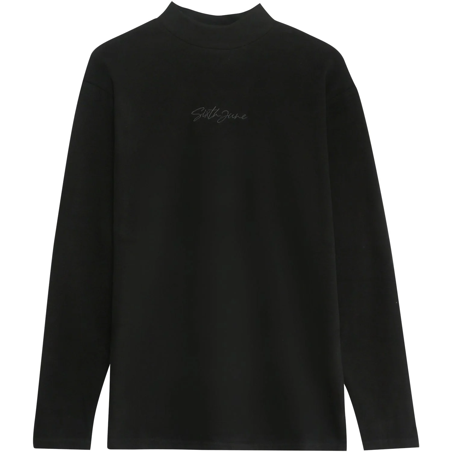 Pull maille logo signature Noir - Image 5