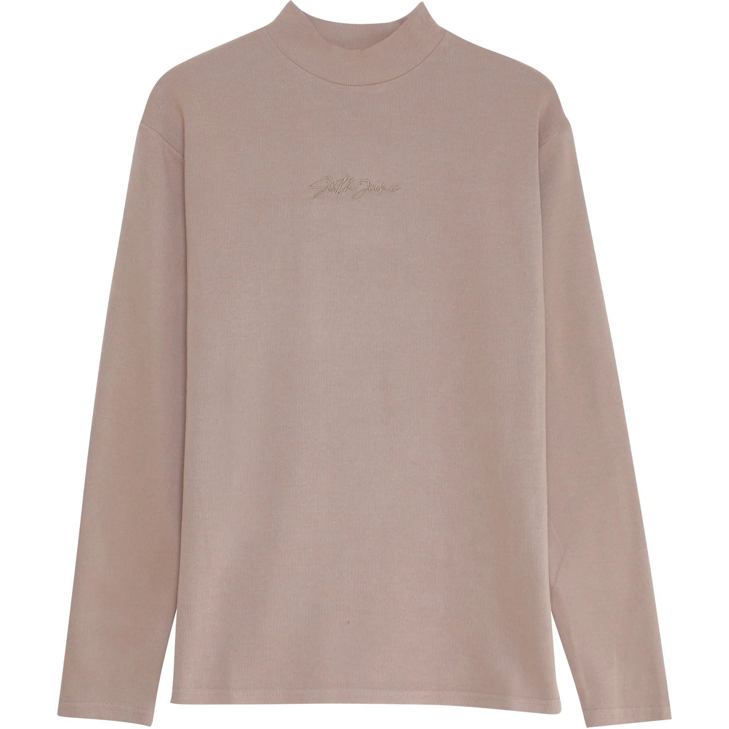 Pull maille logo signature Beige - Image 5