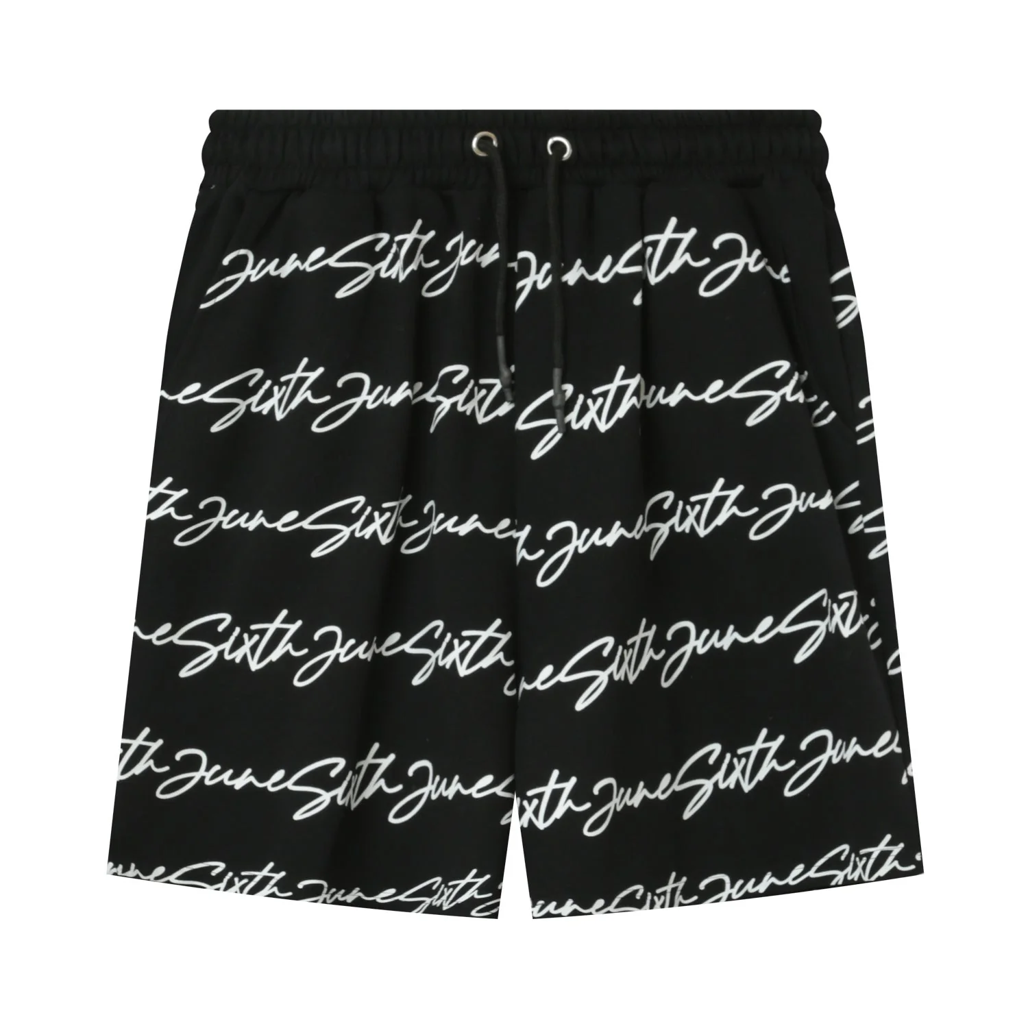 Short logo signature imprimé Noir - Image 6