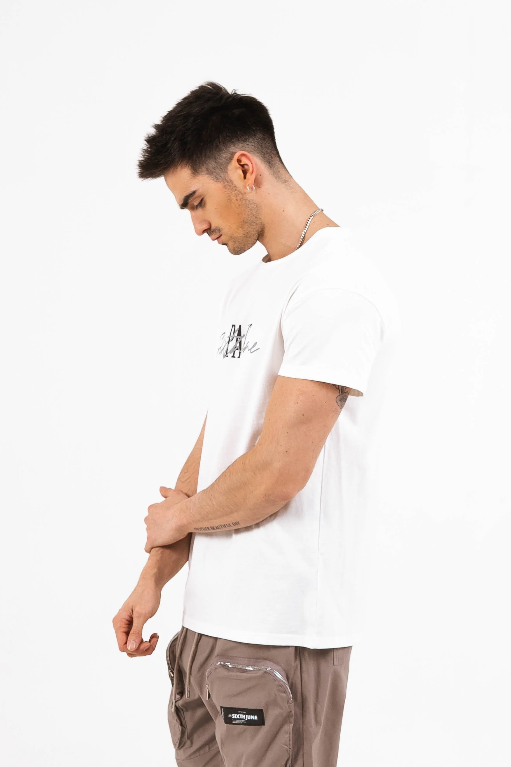 T-shirt Paris signature blanc - Image 4