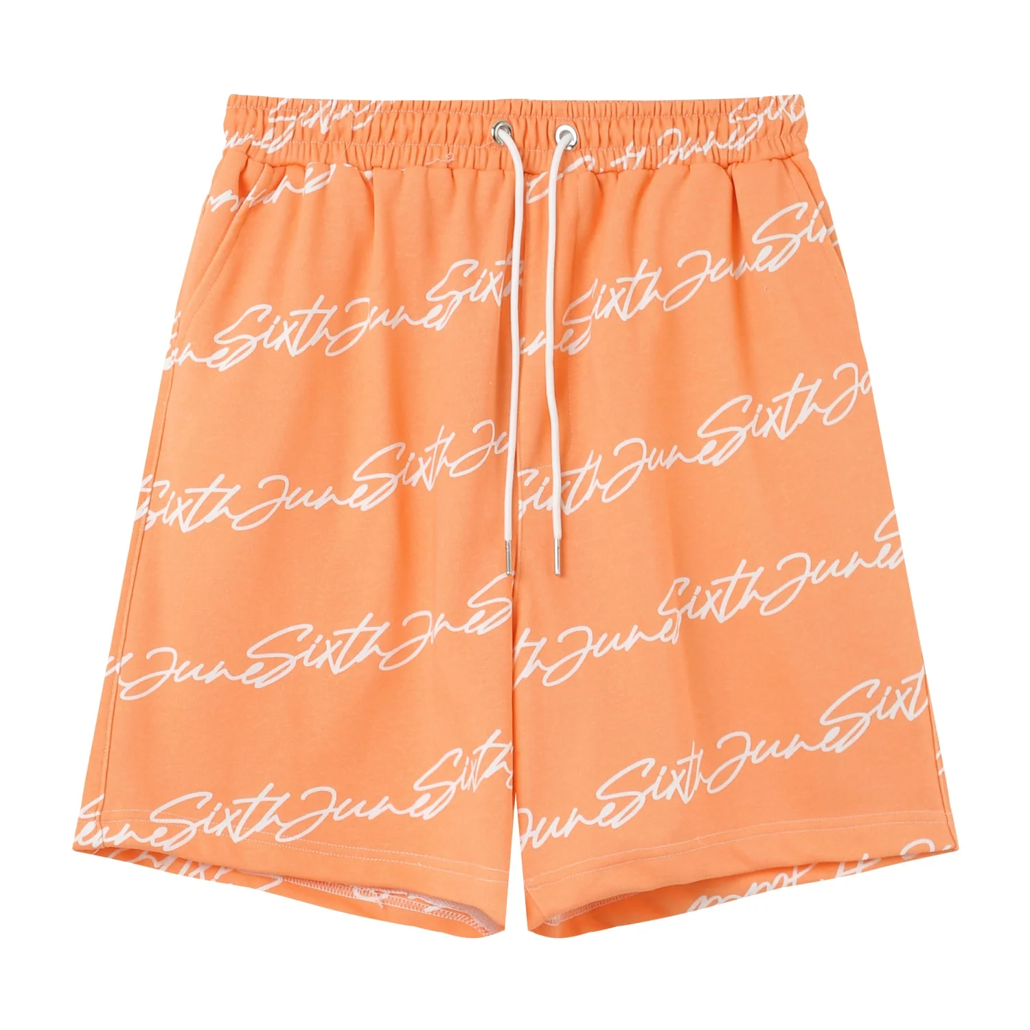 Short logo signature imprimé Orange - Image 6