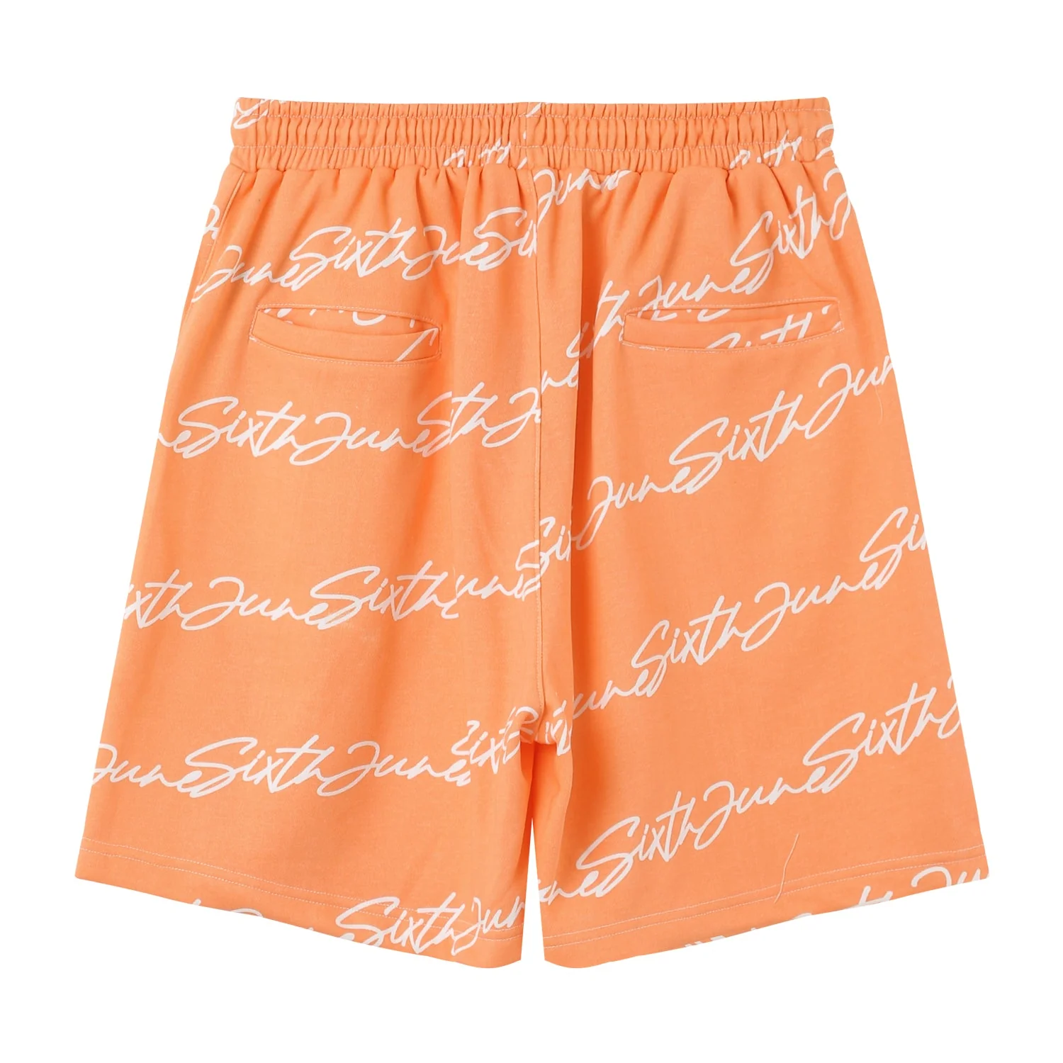 Short logo signature imprimé Orange - Image 7