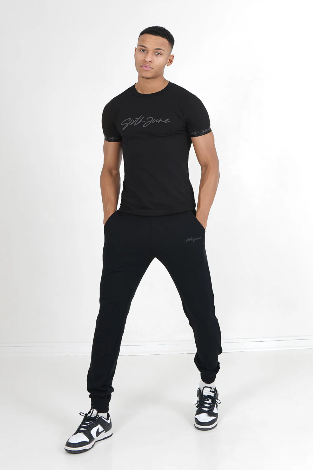 Jogging logo signature Noir - Image 2