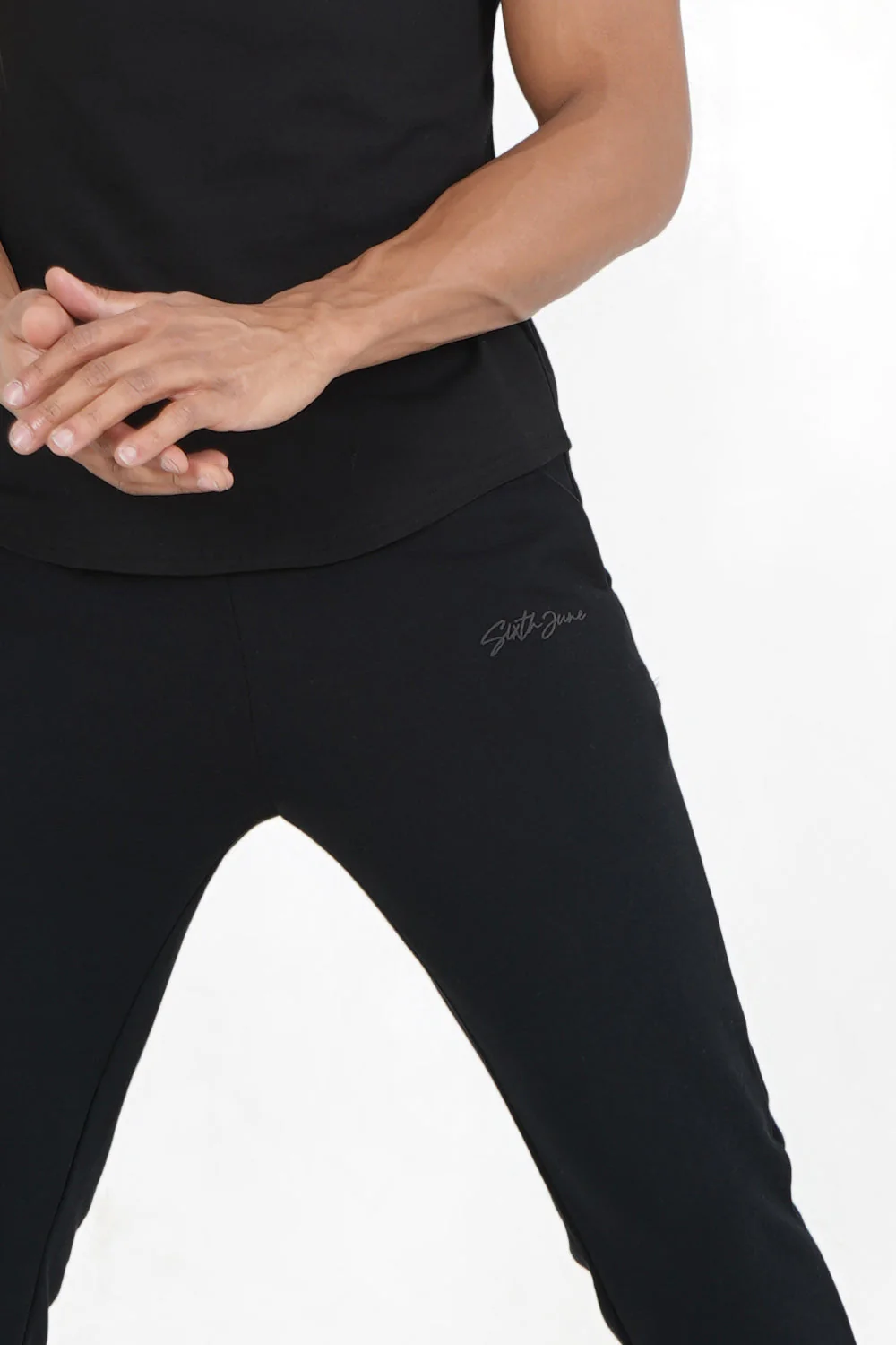 Jogging logo signature Noir - Image 3