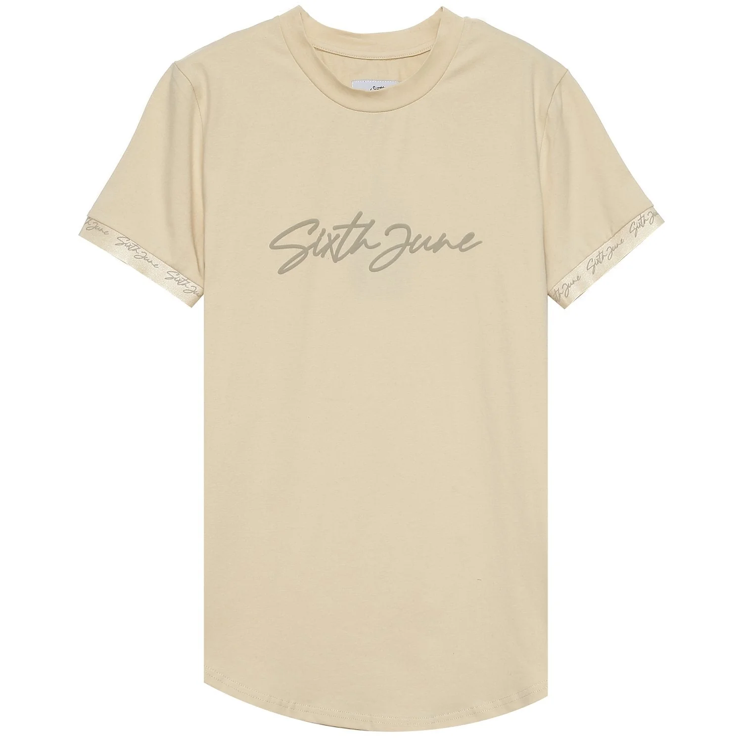 T-shirt logo signature relief Beige - Image 6