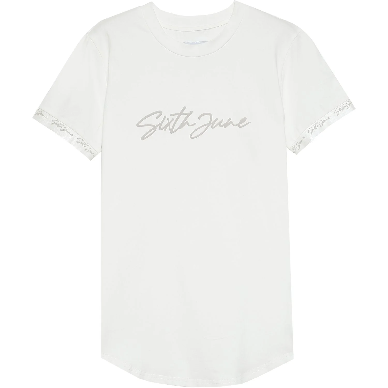 T-shirt logo signature relief Blanc - Image 6
