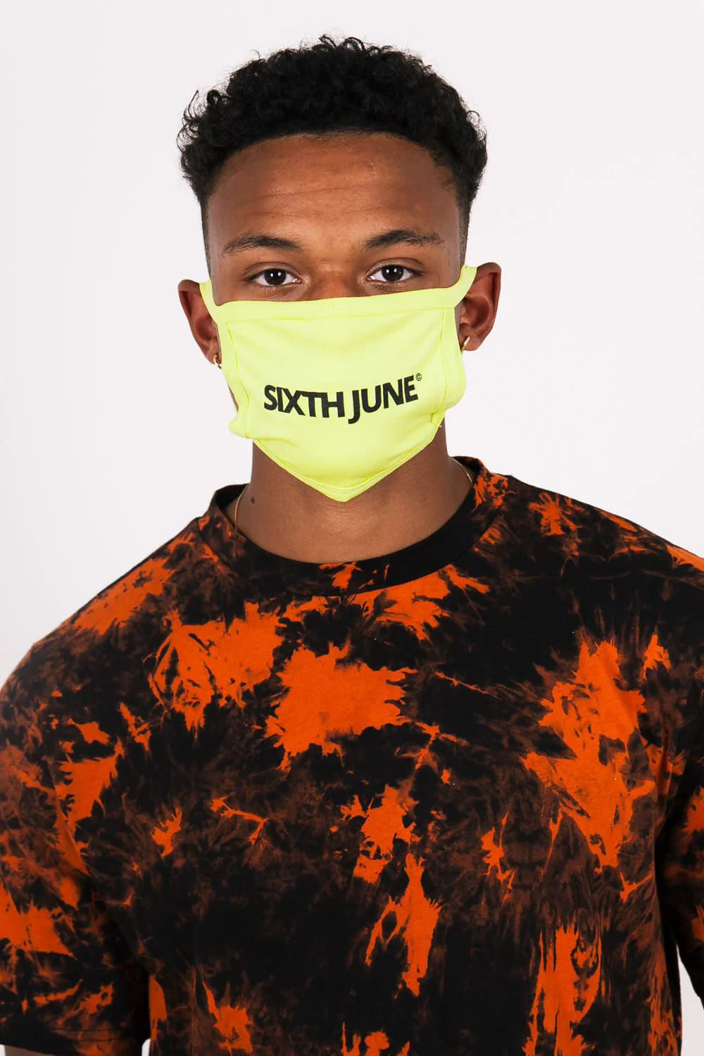 Masque logo Sixth June jaune - Image 2