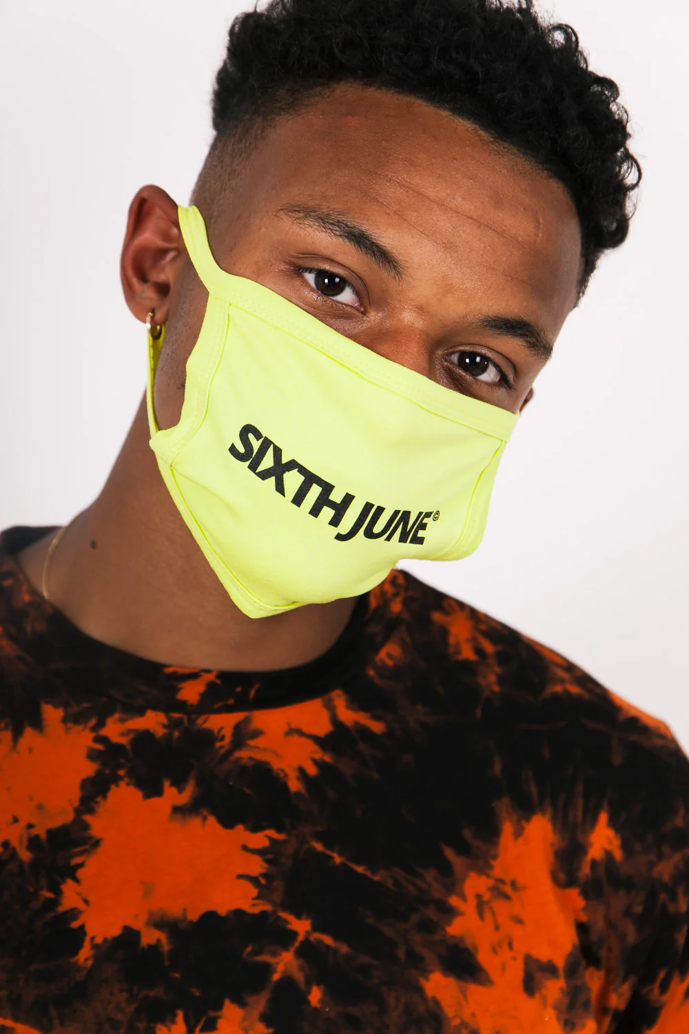 Masque logo Sixth June jaune - Image 3
