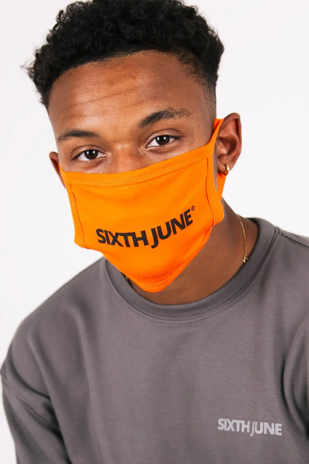 Masque logo Sixth June orange - Image 3