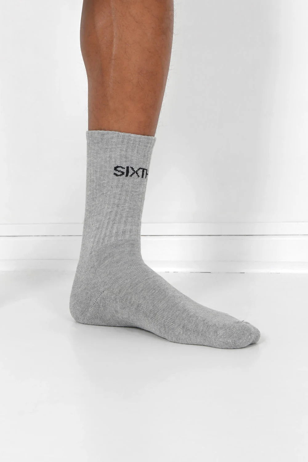 Lot de 3 paires de chaussettes logo Gris - Image 3
