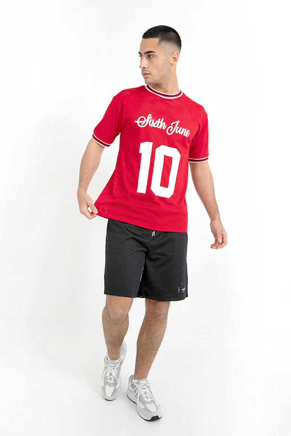 Maillot mesh numéro 10 Rouge - Image 2