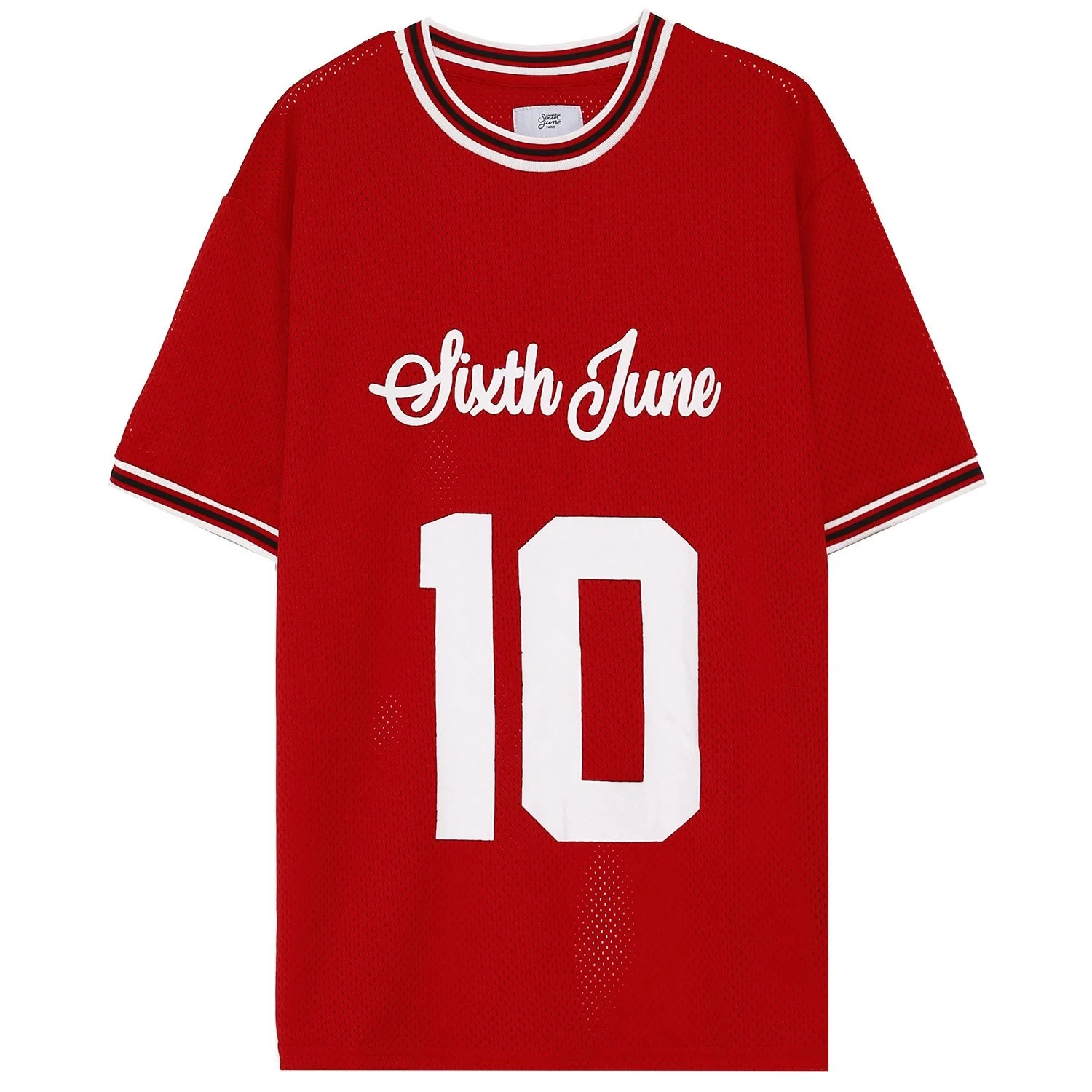 Maillot mesh numéro 10 Rouge - Image 6