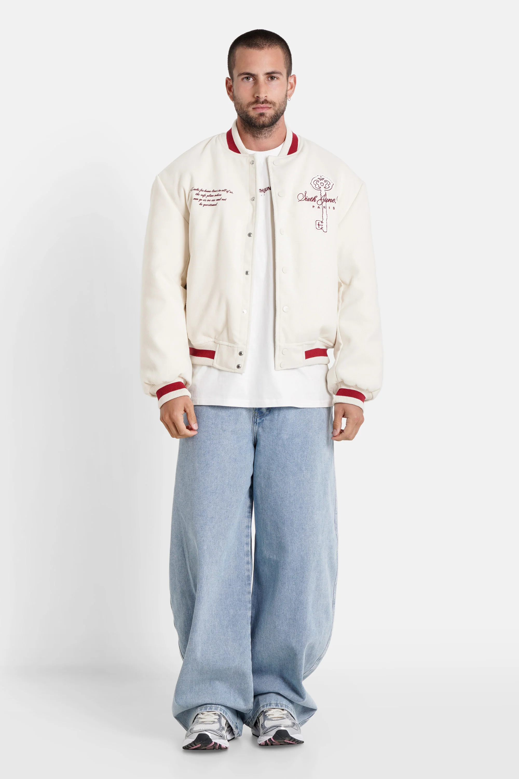 KEY printed varsity jacket - Image 2