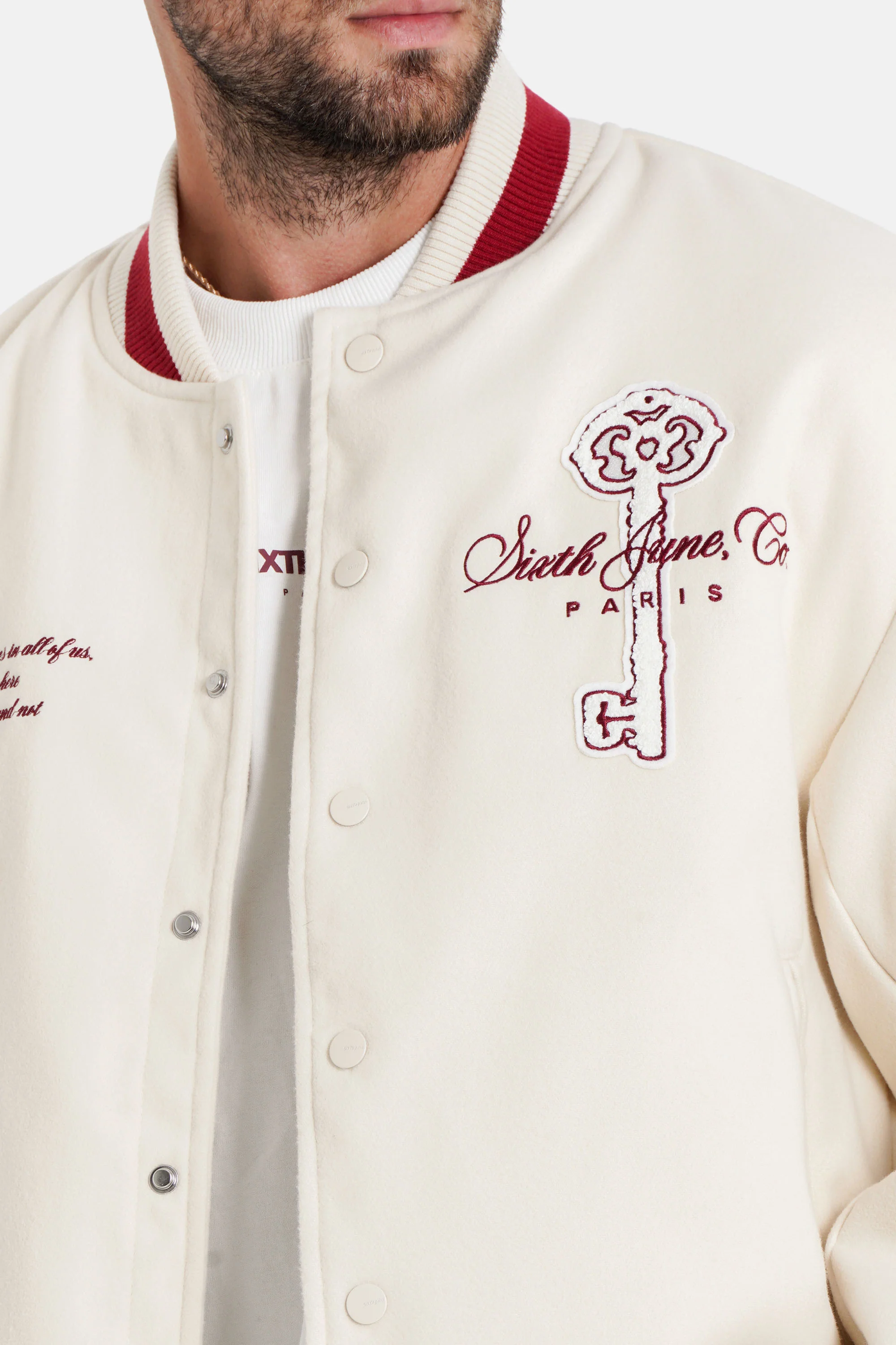 KEY printed varsity jacket - Image 3