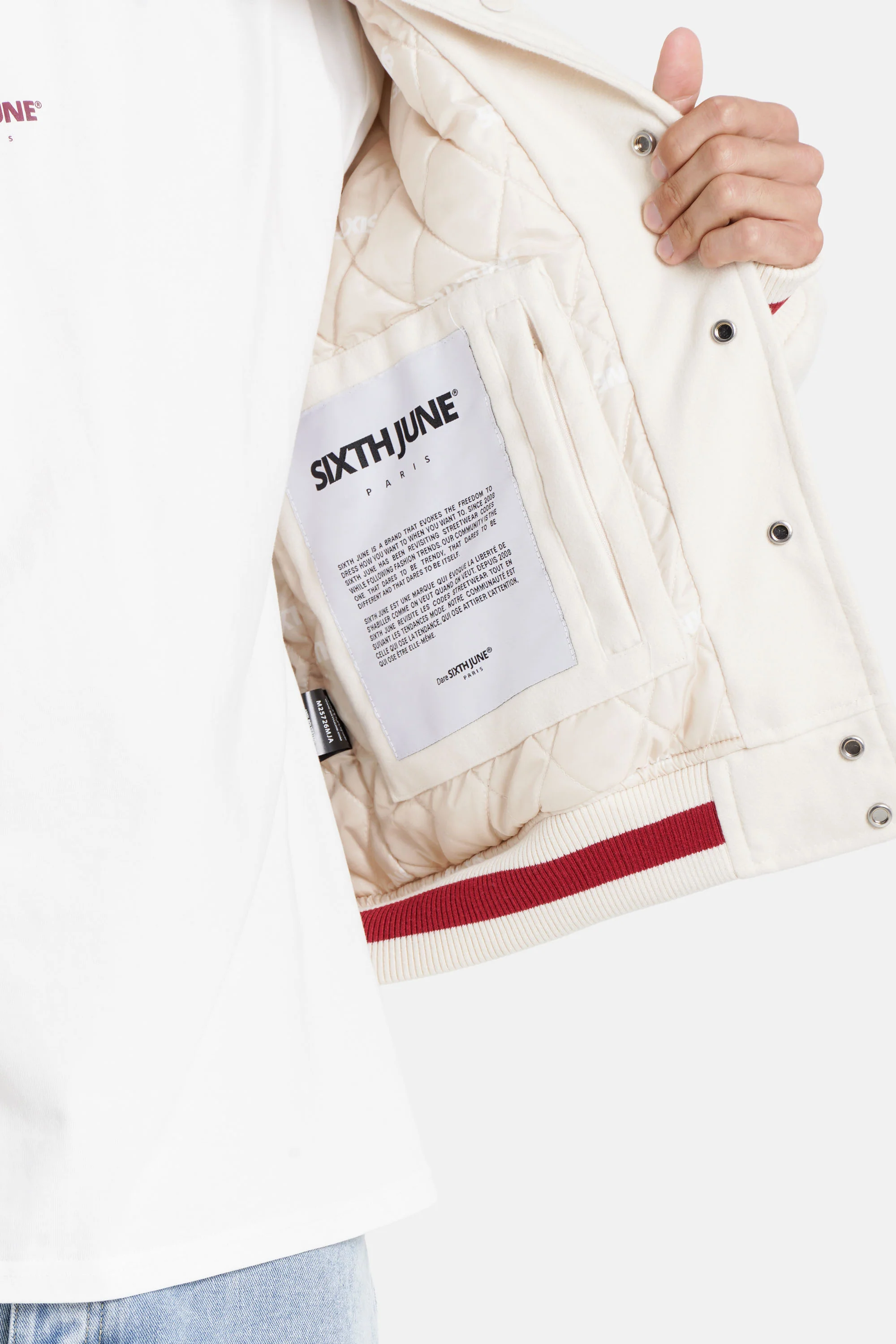 KEY printed varsity jacket - Image 7