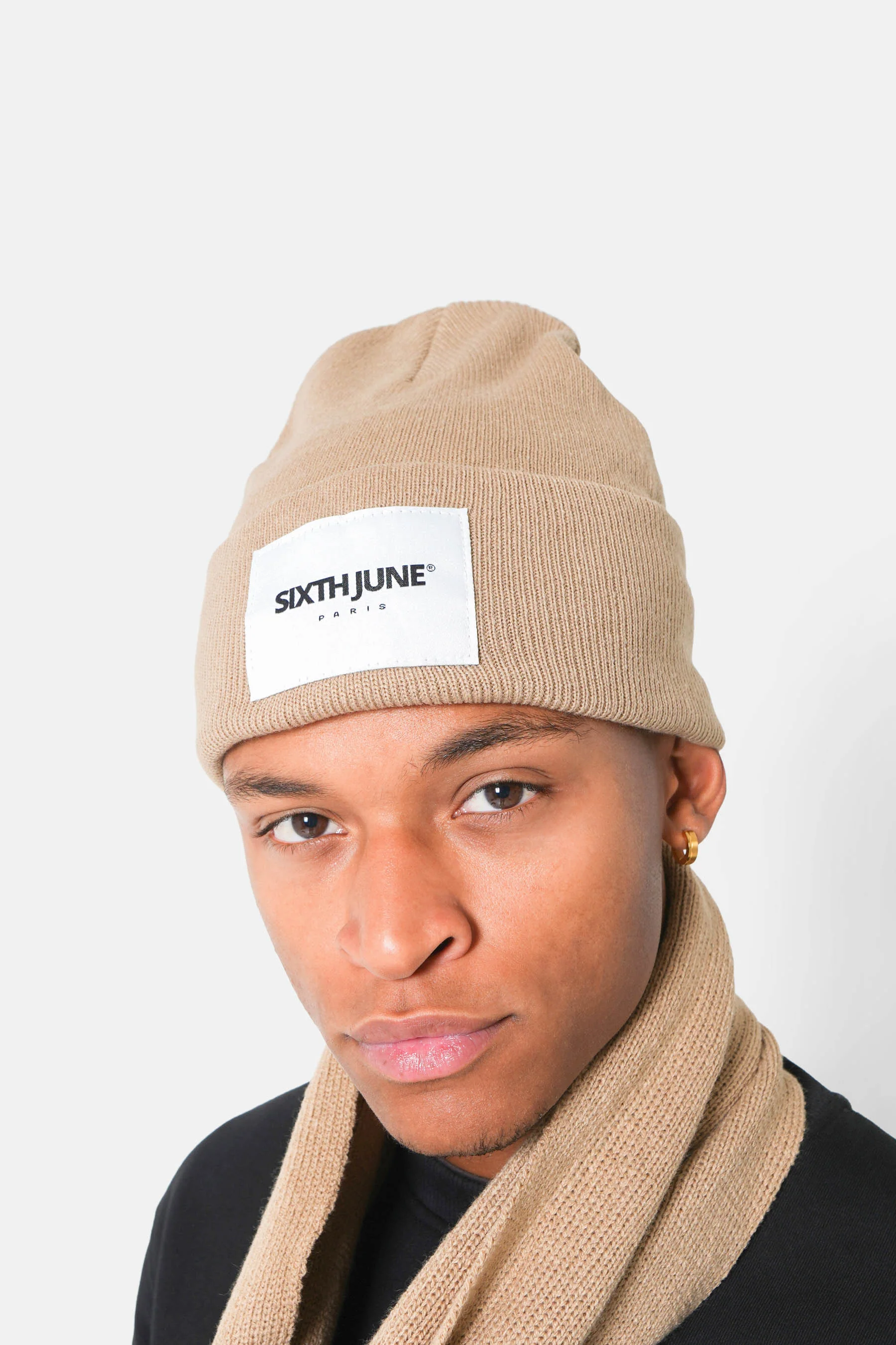Bonnet logo patch Beige - Image 3