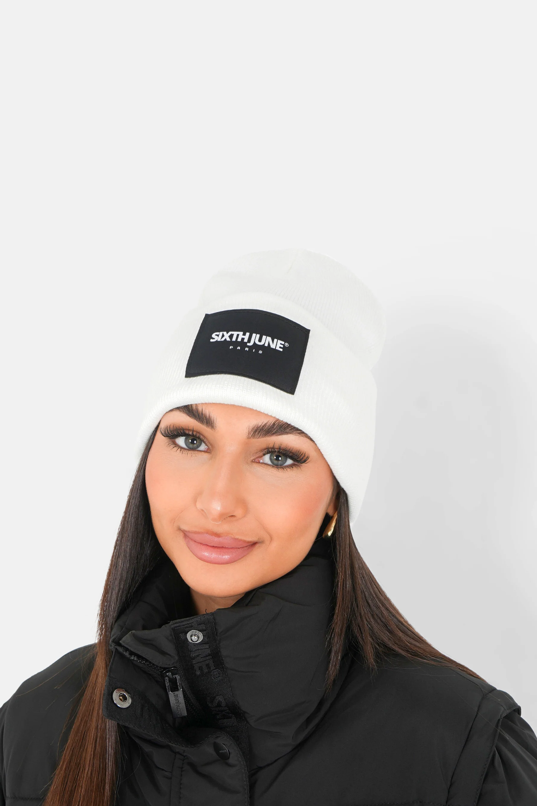 Bonnet logo patch Blanc - Image 2