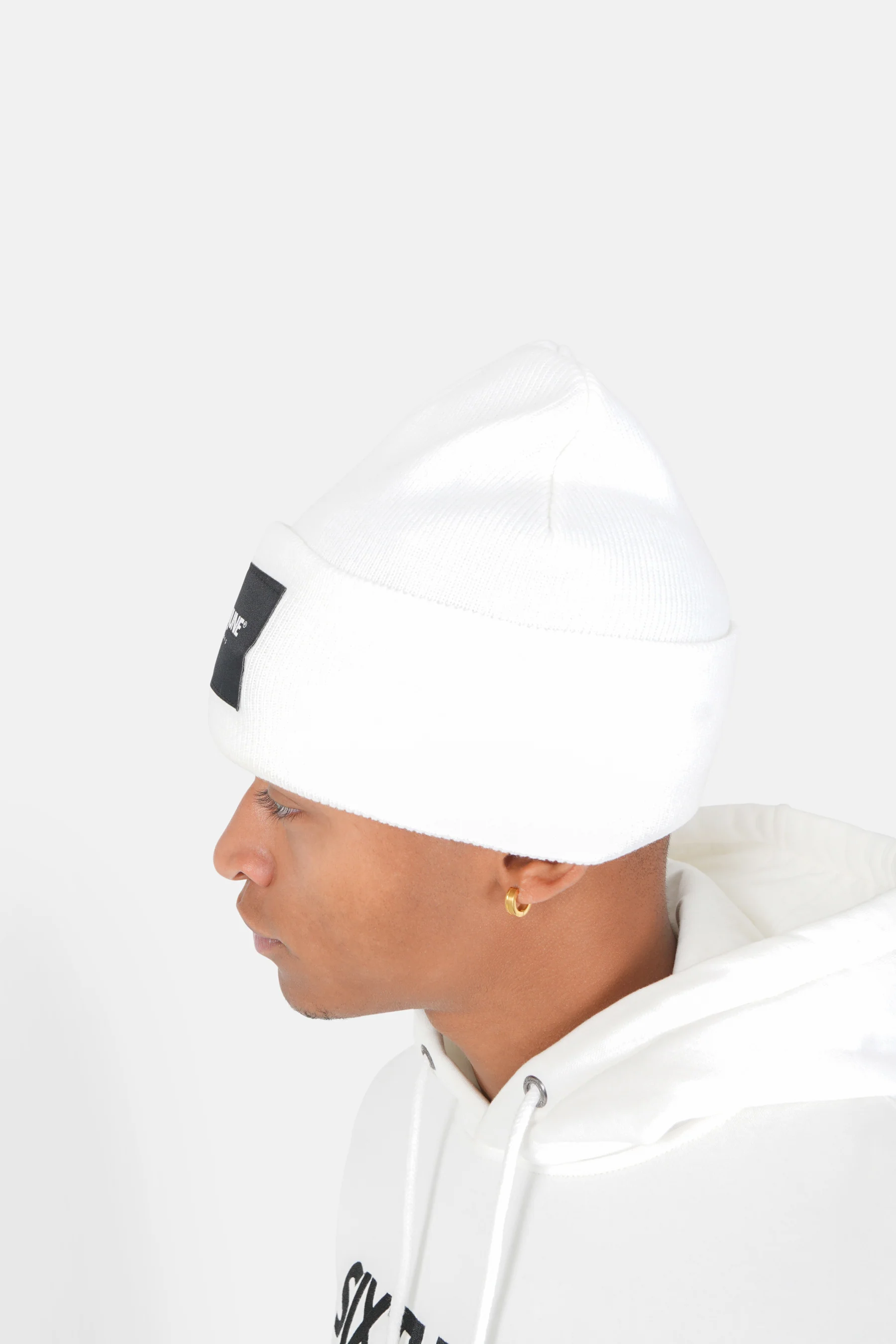 Bonnet logo patch Blanc - Image 4