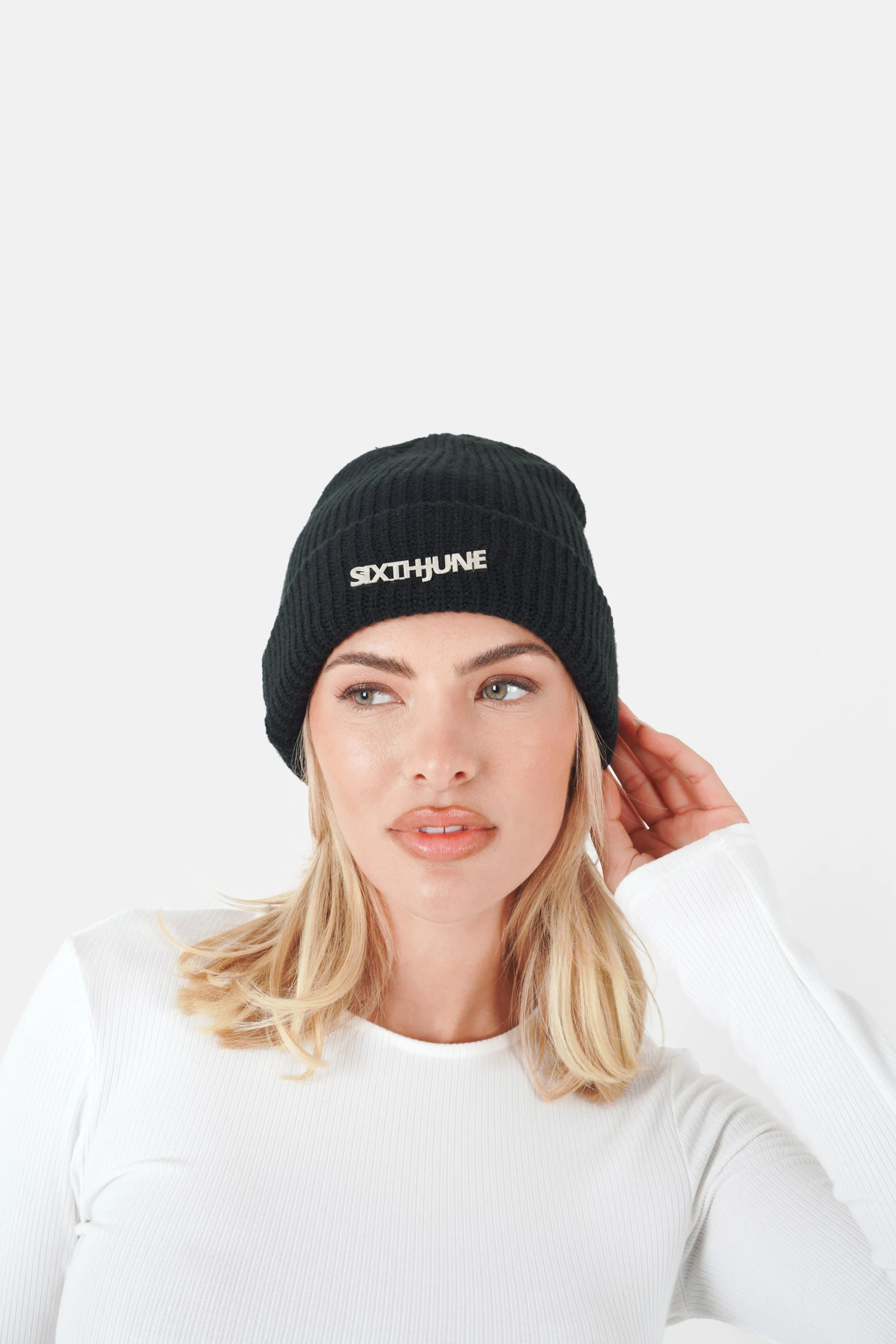 Bonnet logo métallique Noir - Image 5