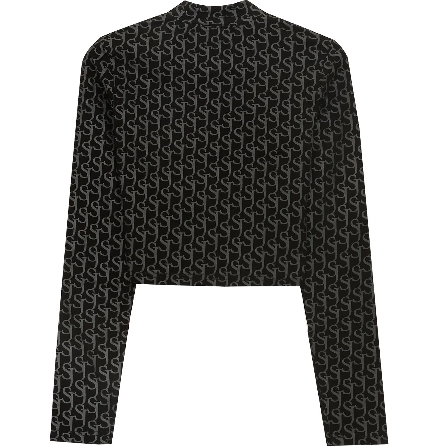 Crop top monogramme Noir - Image 7