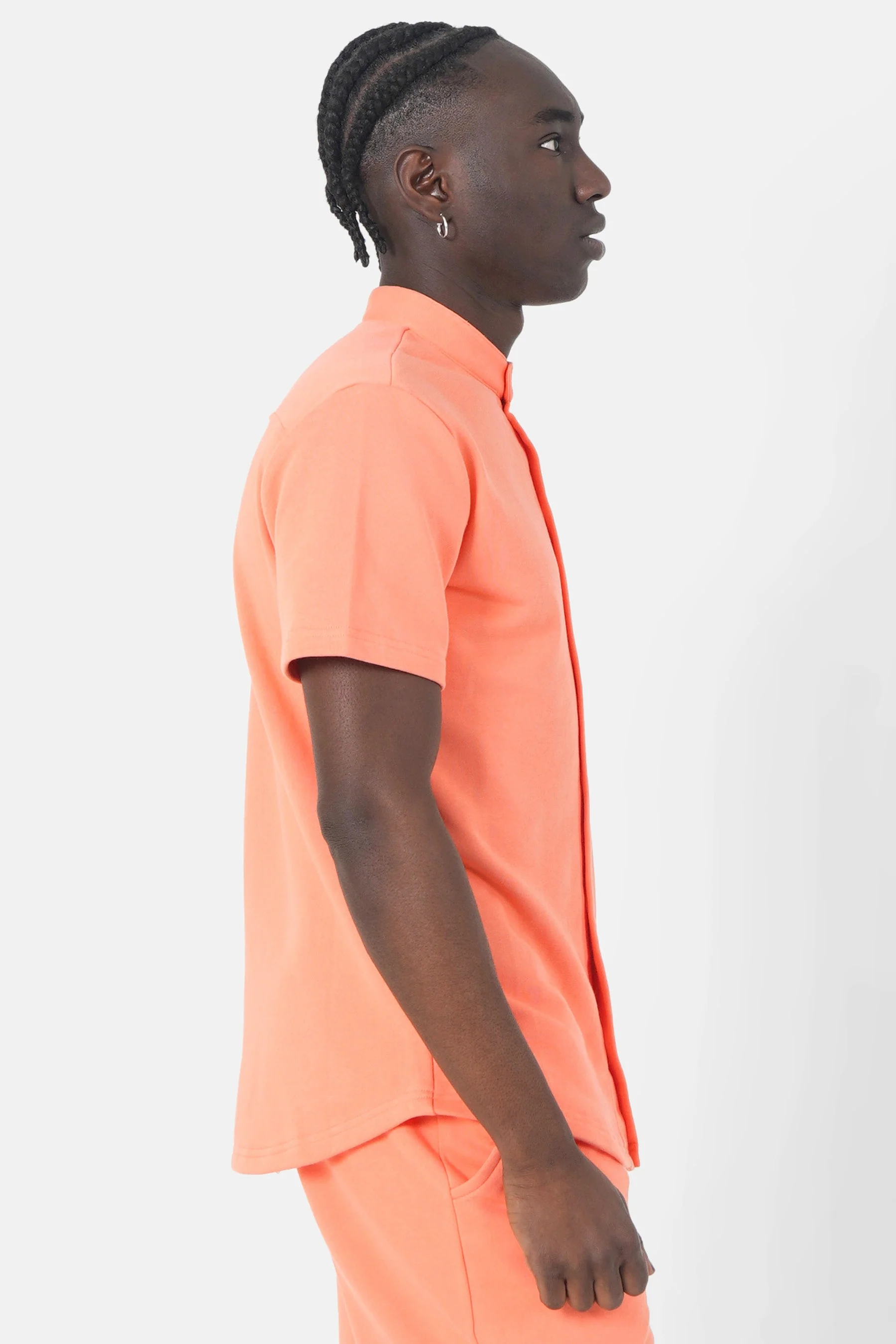 T-shirt boutons brodé Orange - Image 4