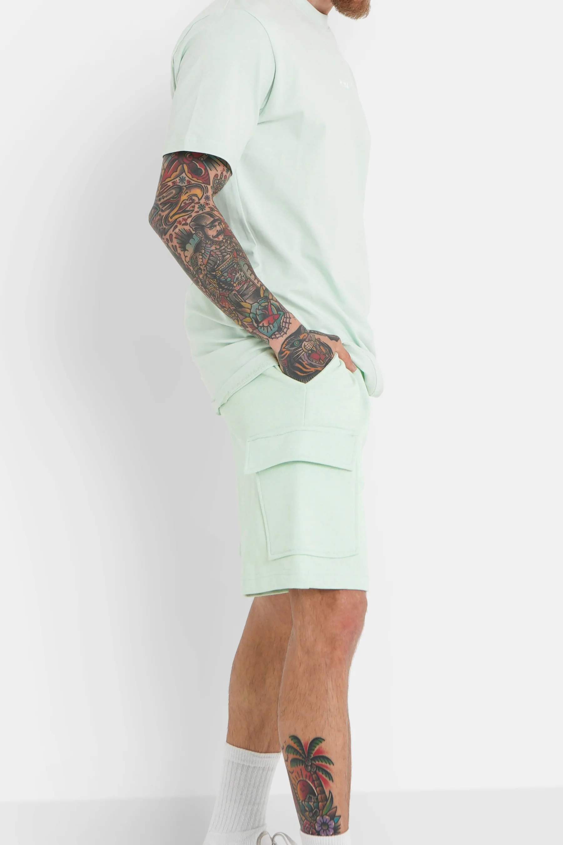 Short poche cargo Vert clair - Image 4