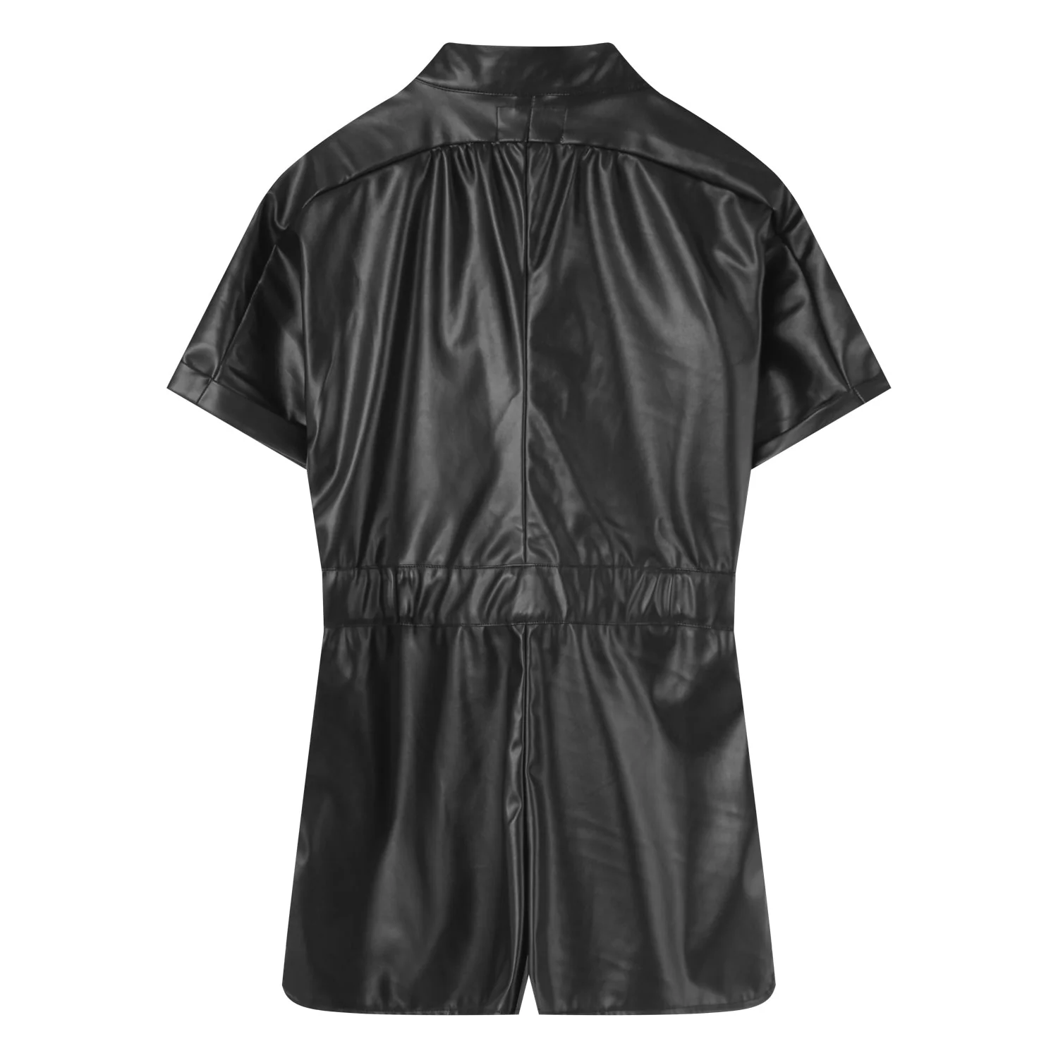 Combishort simili cuir tactique Noir - Image 7