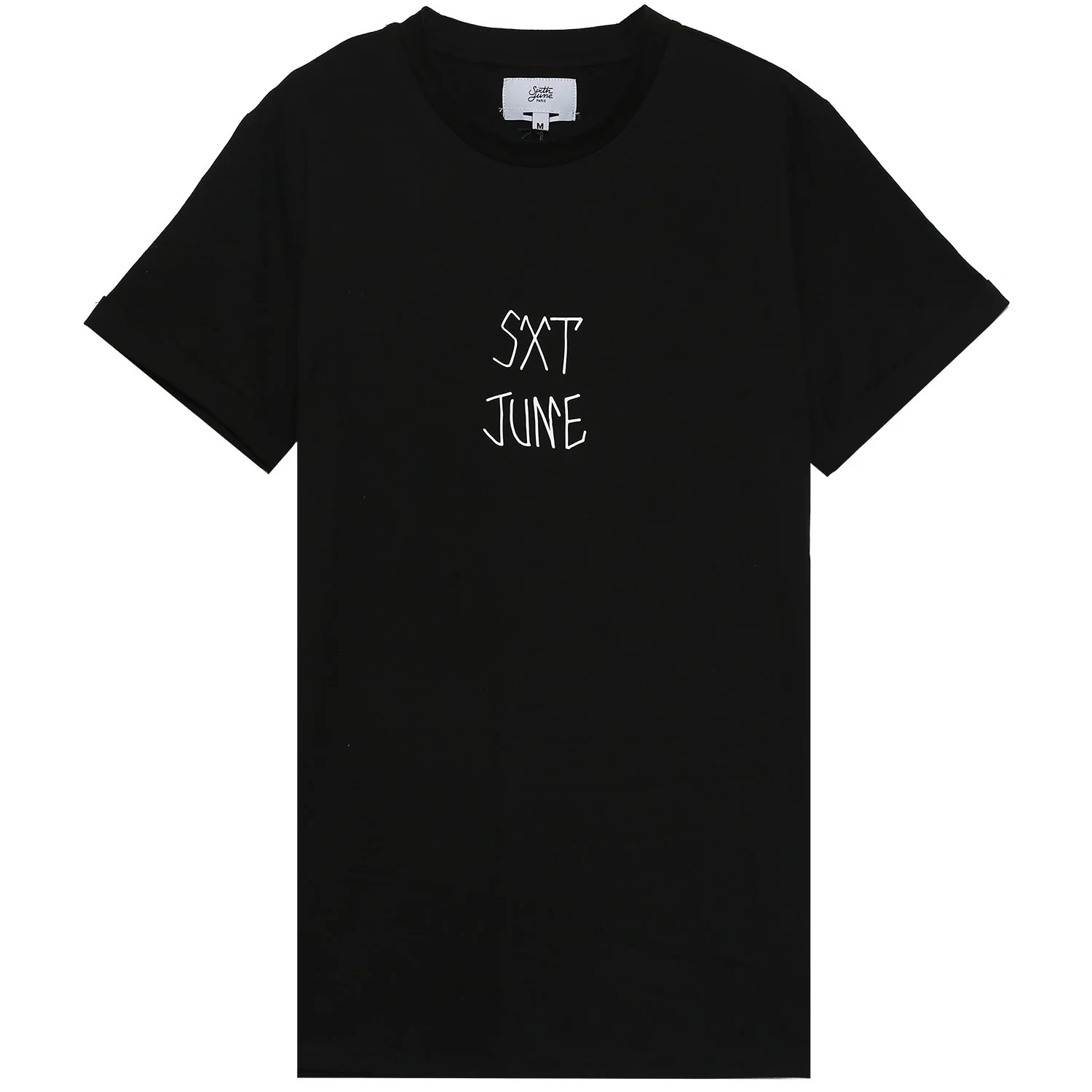 T-shirt imprimé tête de mort Noir Blanc - Image 7