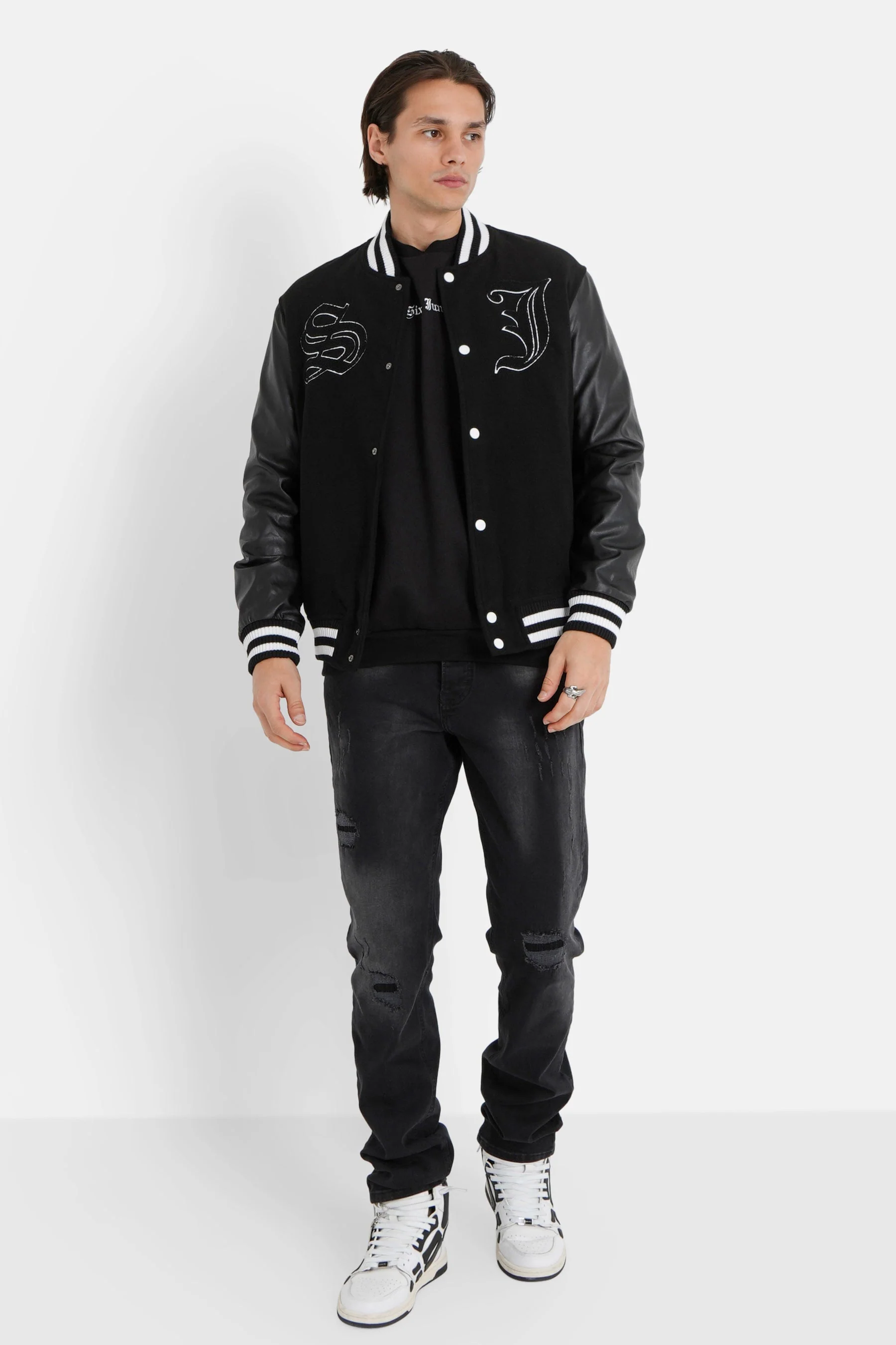 SKULL varsity jacket - Image 2