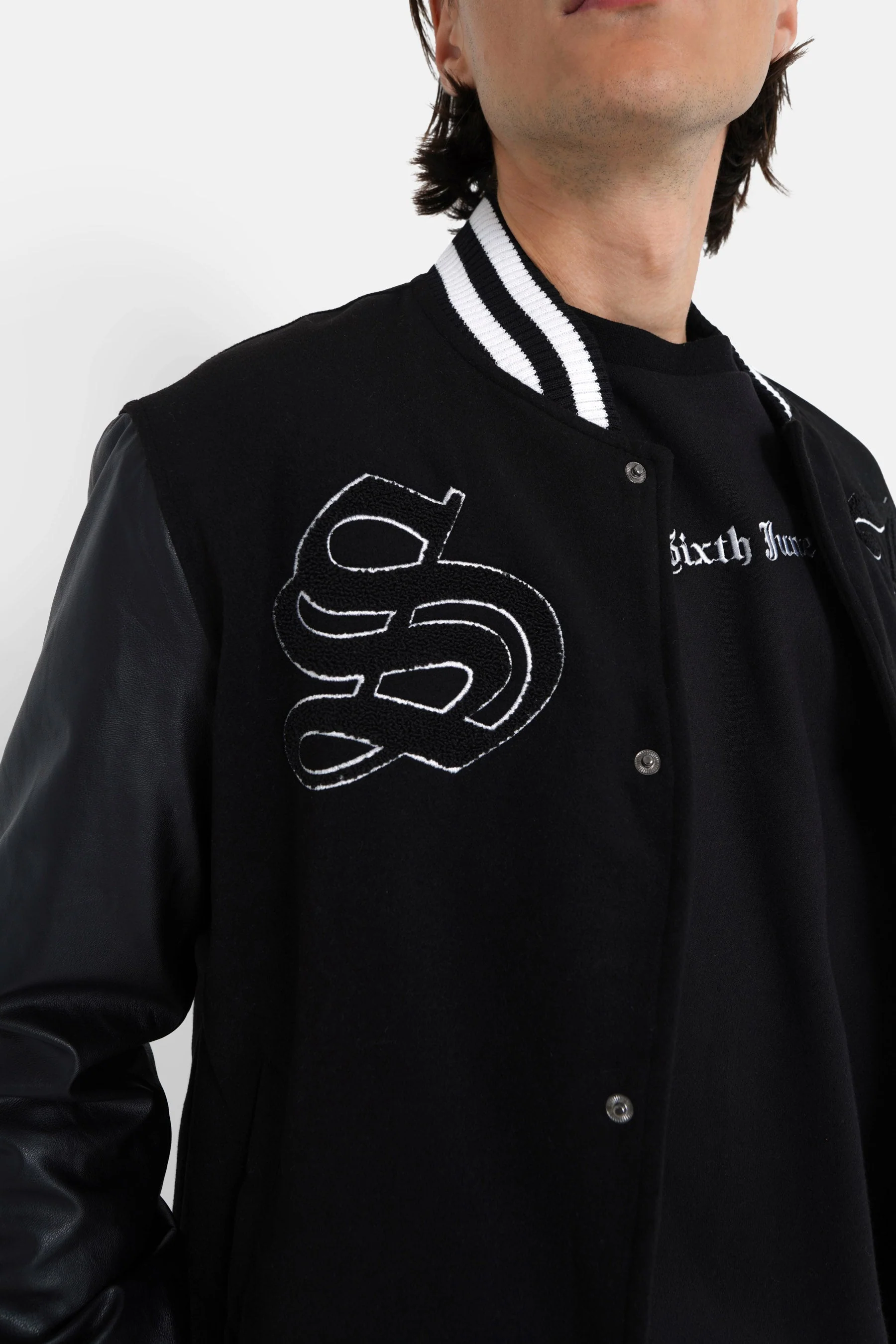 SKULL varsity jacket - Image 3