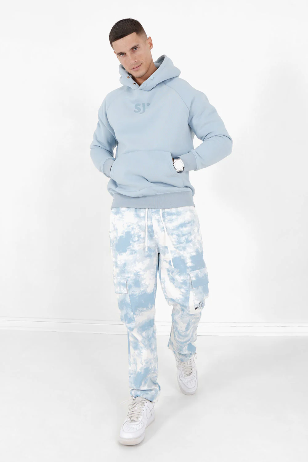 Pantalon cargo ciel Bleu clair - Image 2