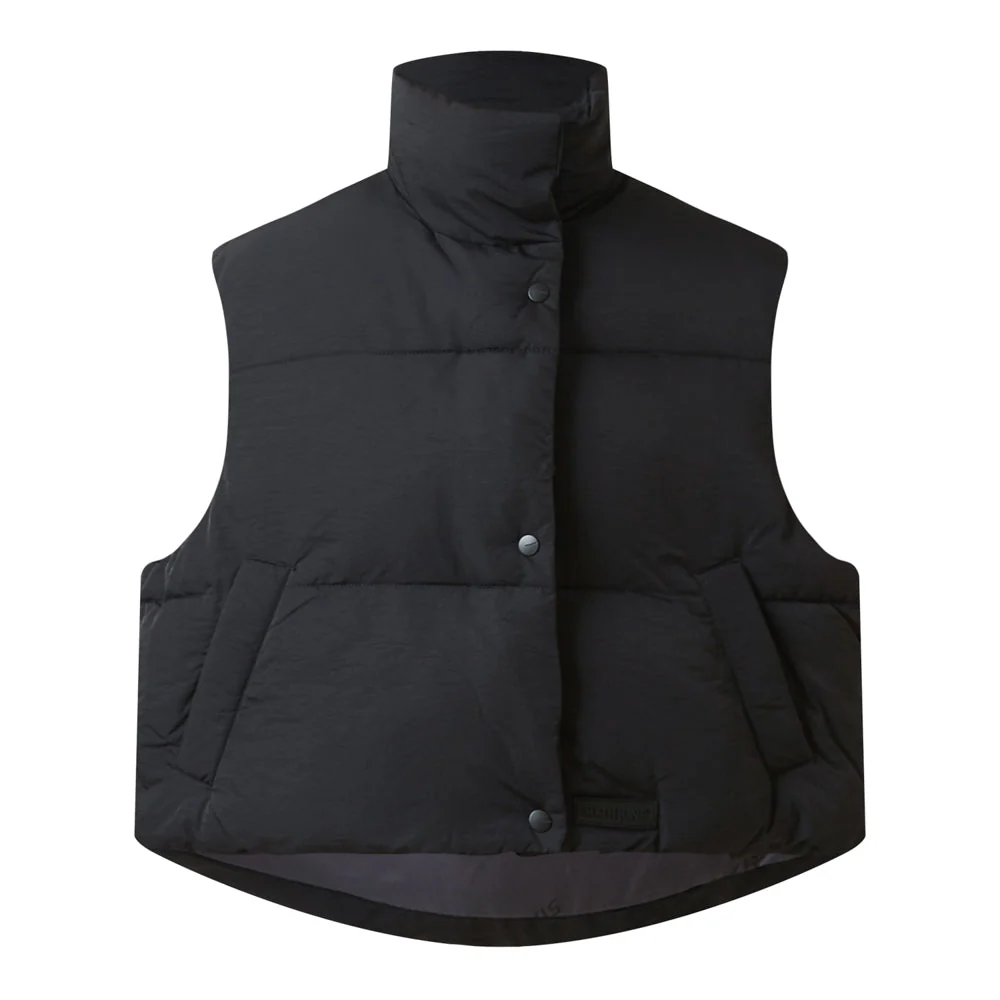 Doudoune sans manches oversize Noir - Image 6