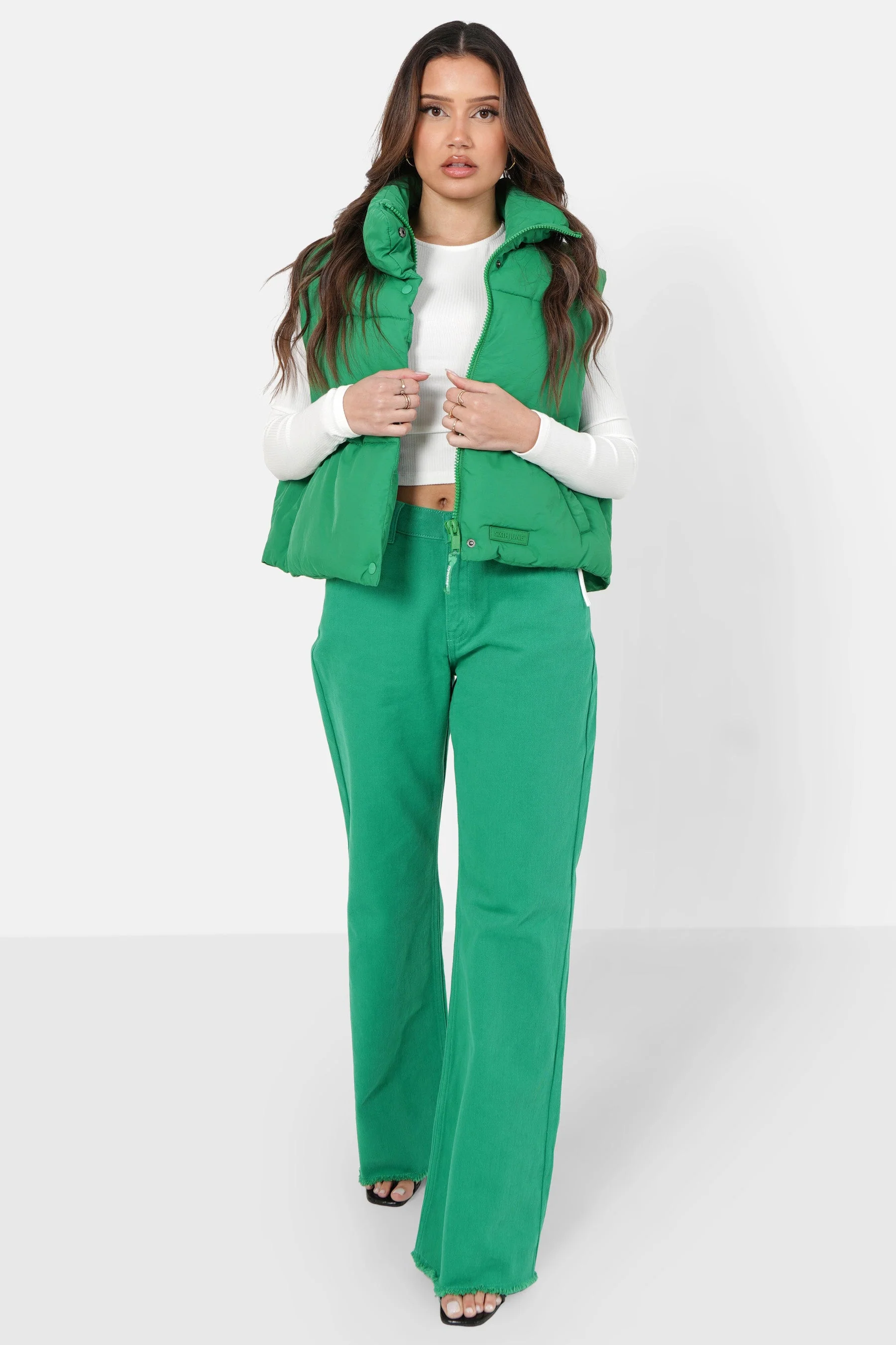 COLORFUL sleeveless puffer jacket - Image 2