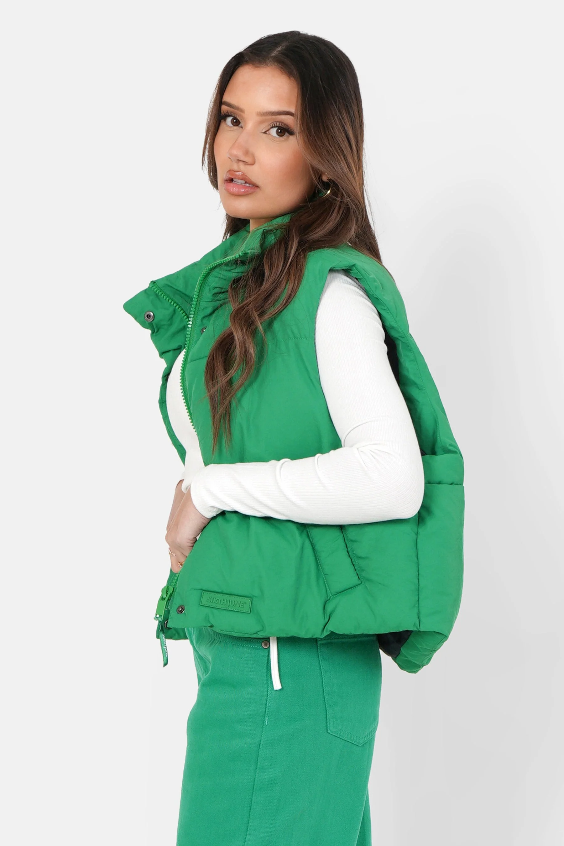 COLORFUL sleeveless puffer jacket - Image 4