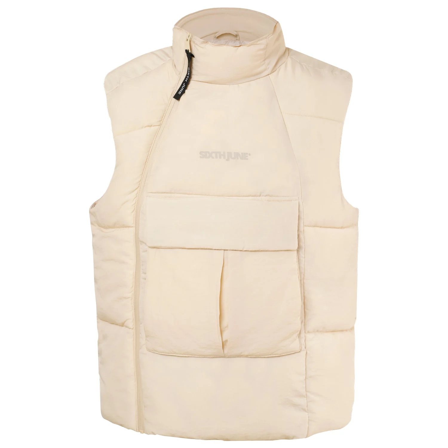 Doudoune sans manches légère tactique Beige - Image 6