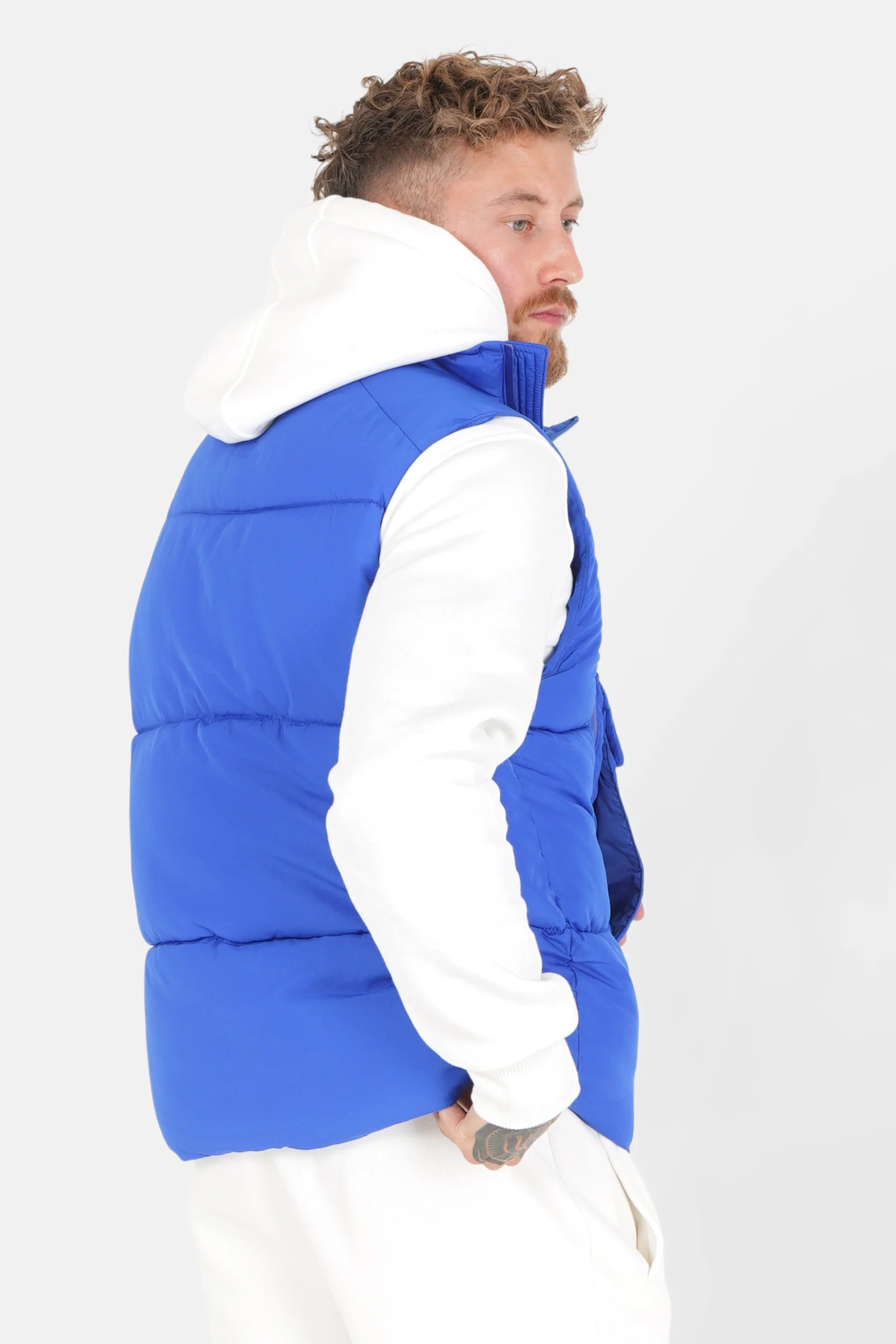 Doudoune sans manches légère tactique Bleu - Image 4