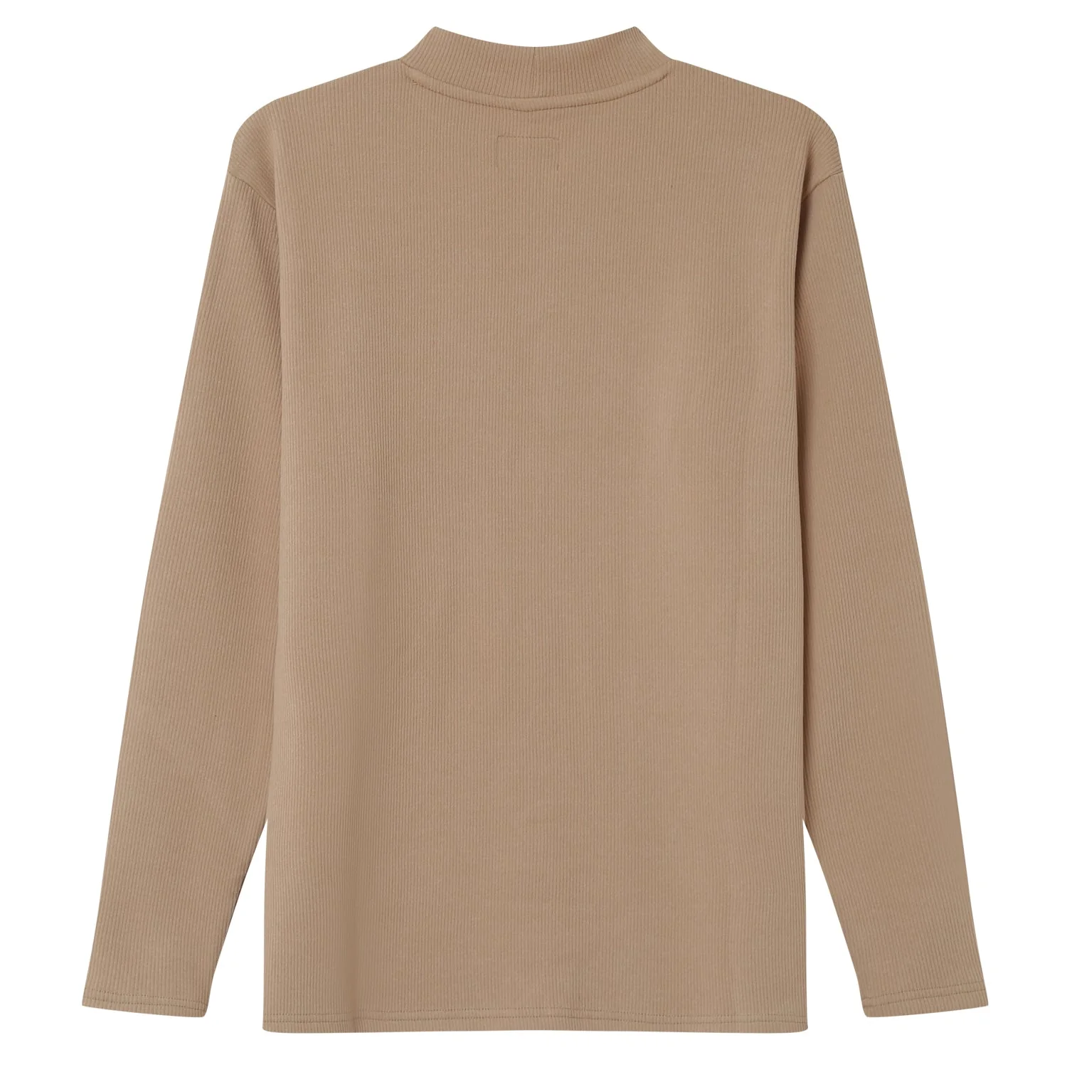 Pull maille logo brodé Beige - Image 7