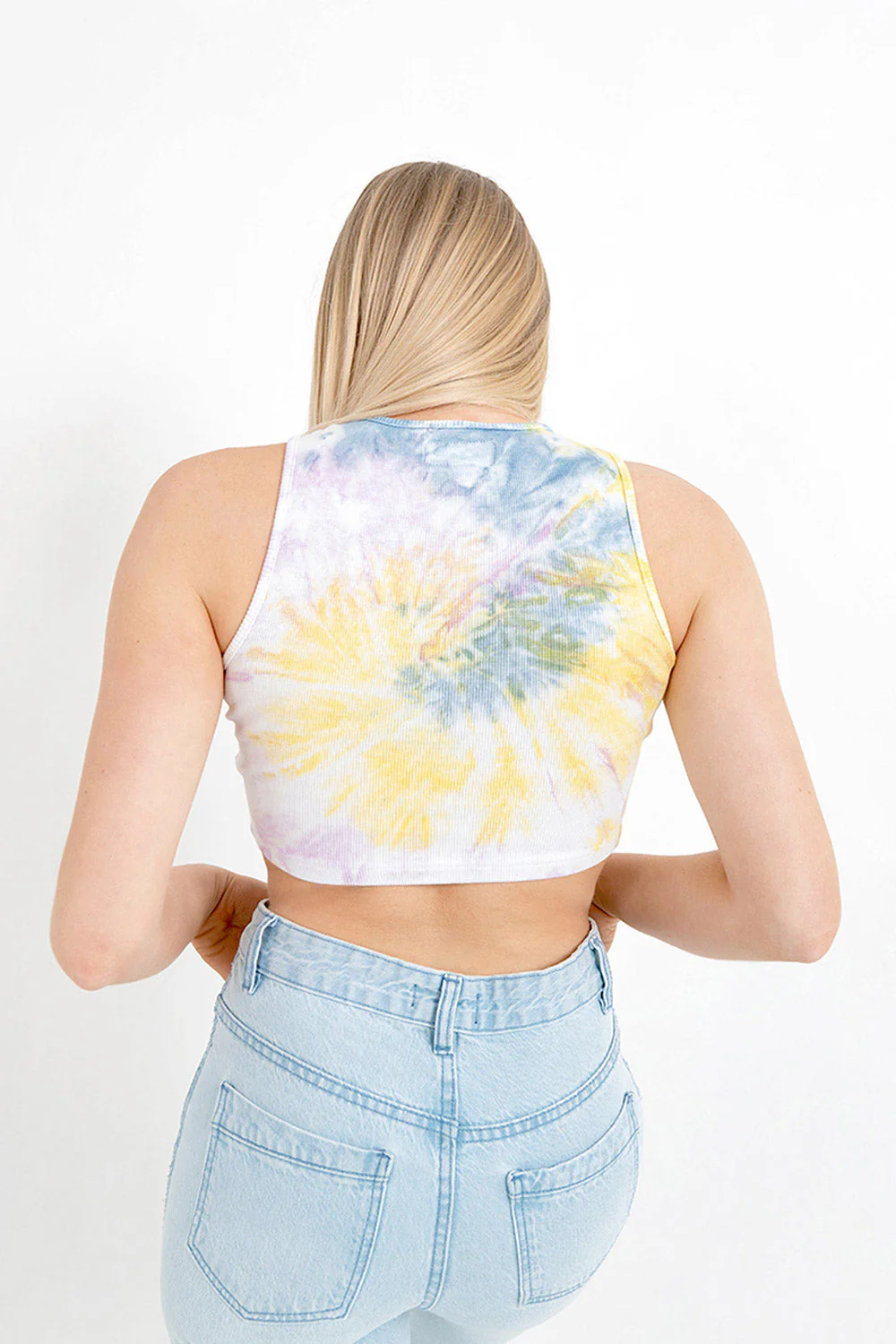 Top court tie dye spiral Bleu - Image 4