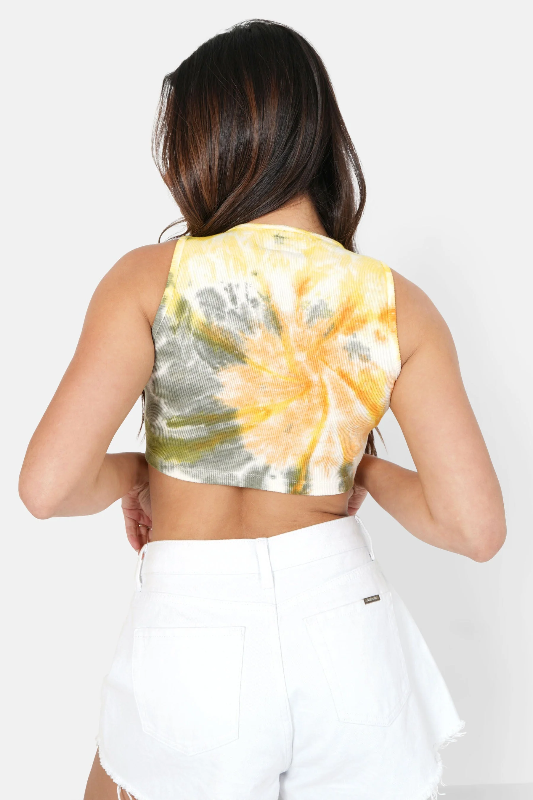 Top court tie dye spiral Orange - Image 5