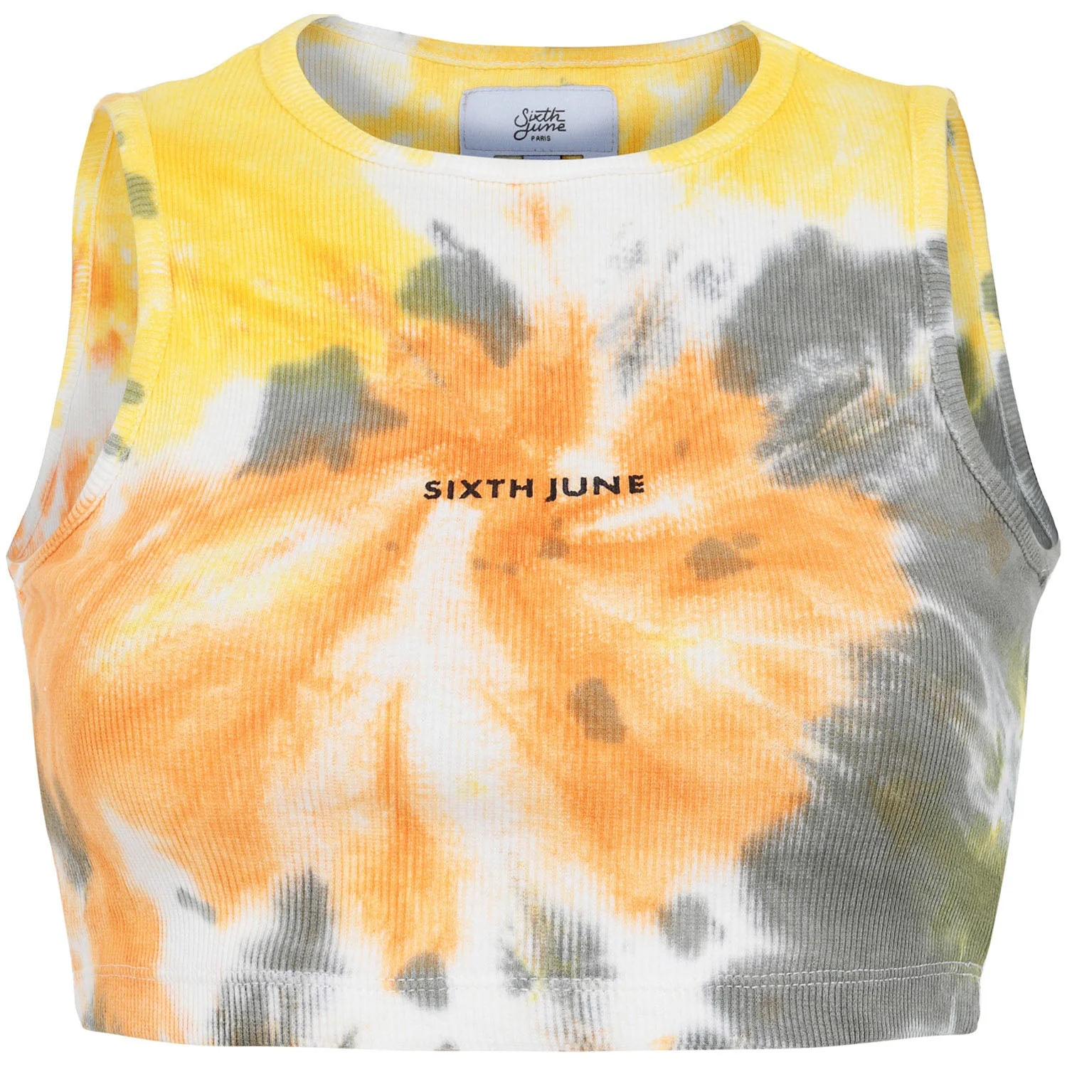 Top court tie dye spiral Orange - Image 7