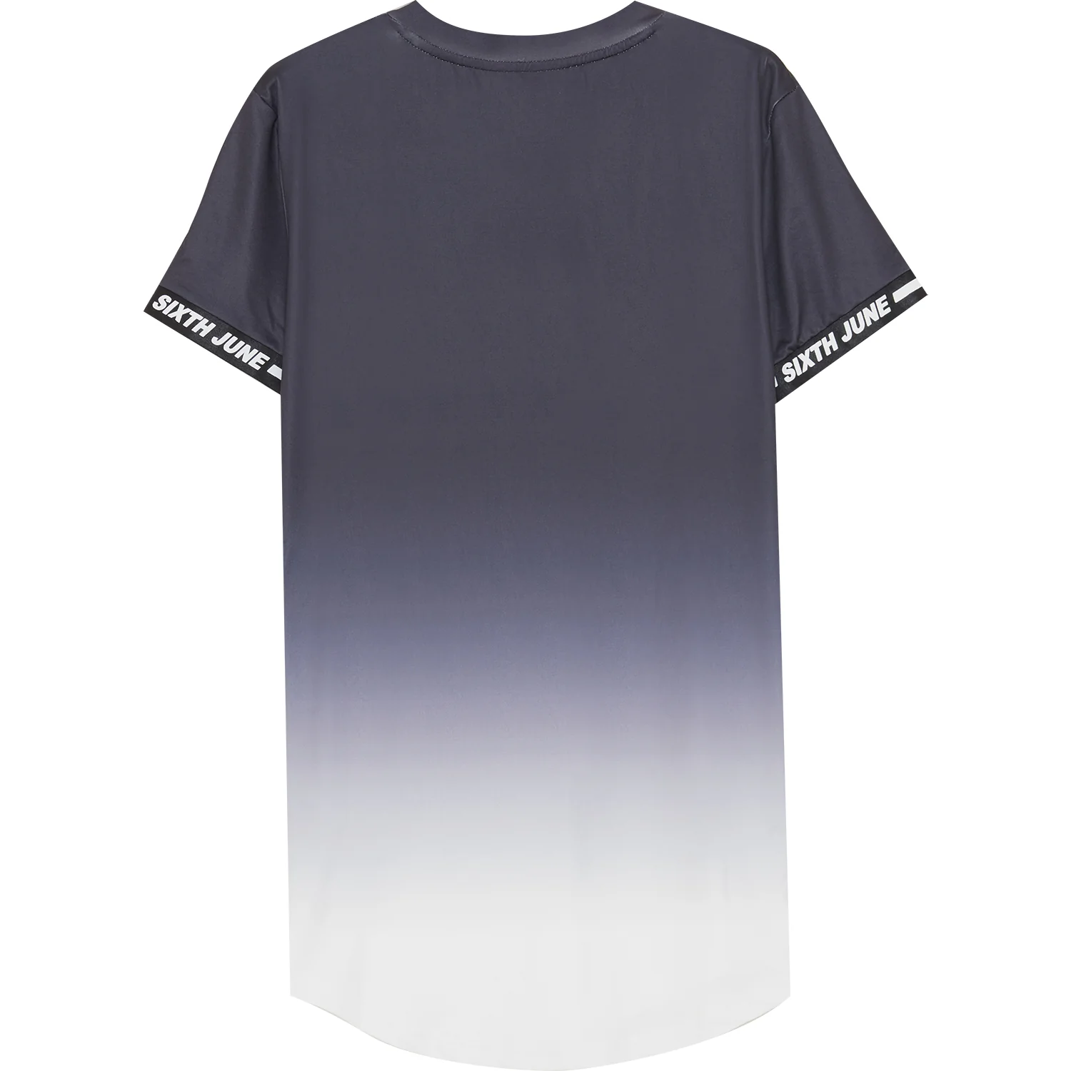 T-shirt maillot tie dye manche noir blanc - Image 6