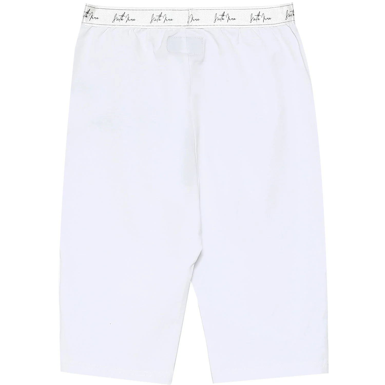 Cycliste bande signature Blanc - Image 6