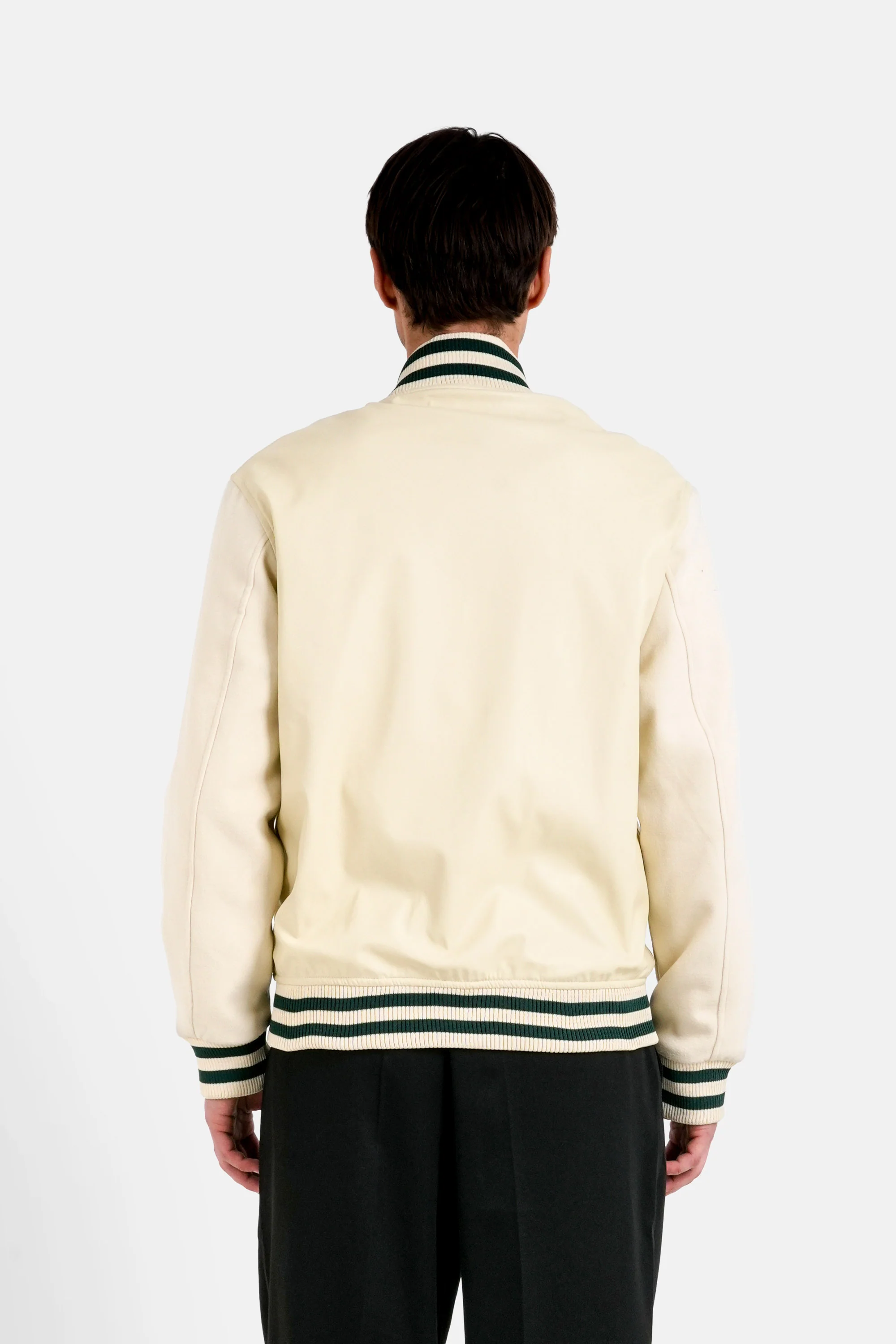 Veste teddy bi-matière Beige - Image 4