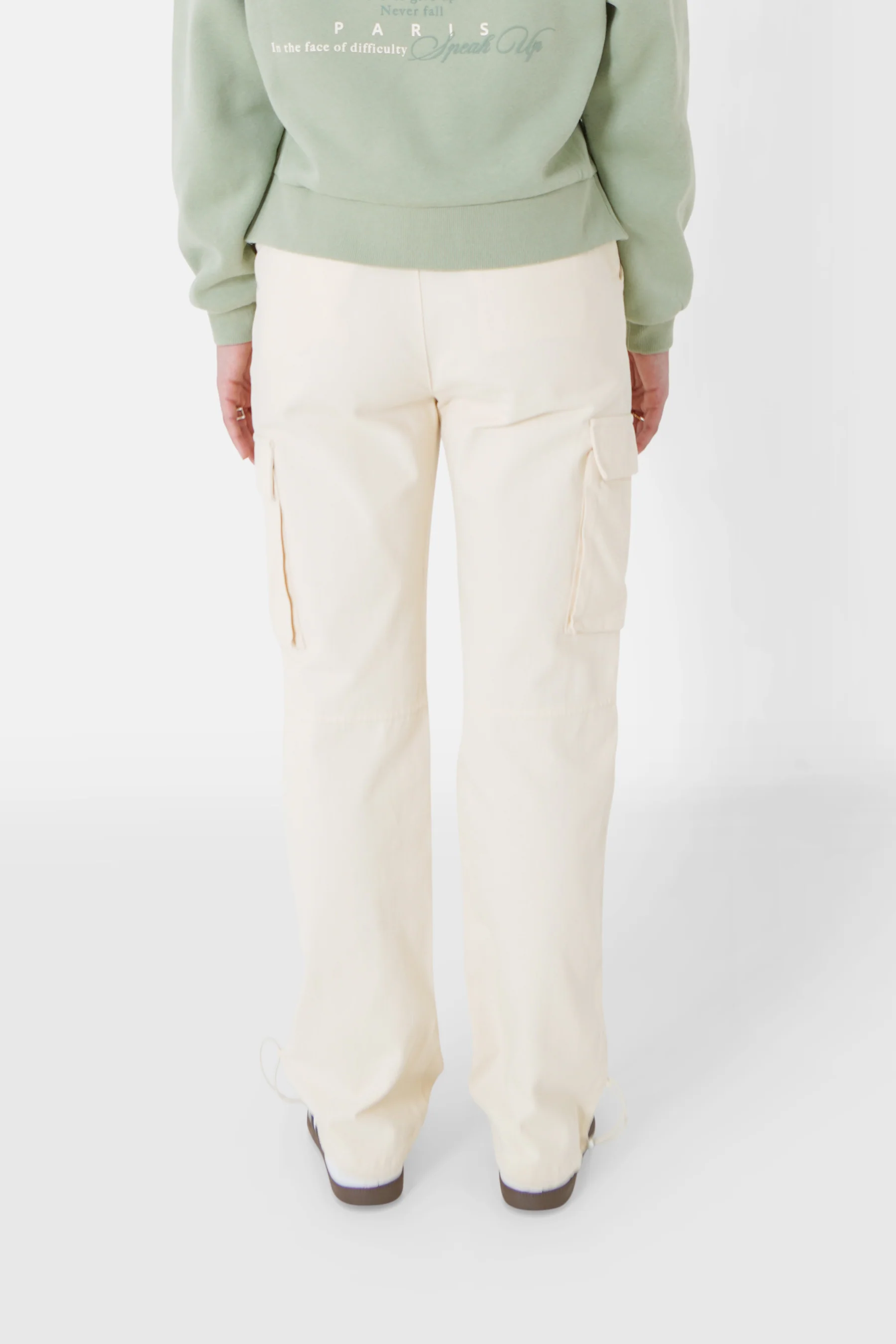 Pantalon cargo droit Beige - Image 5