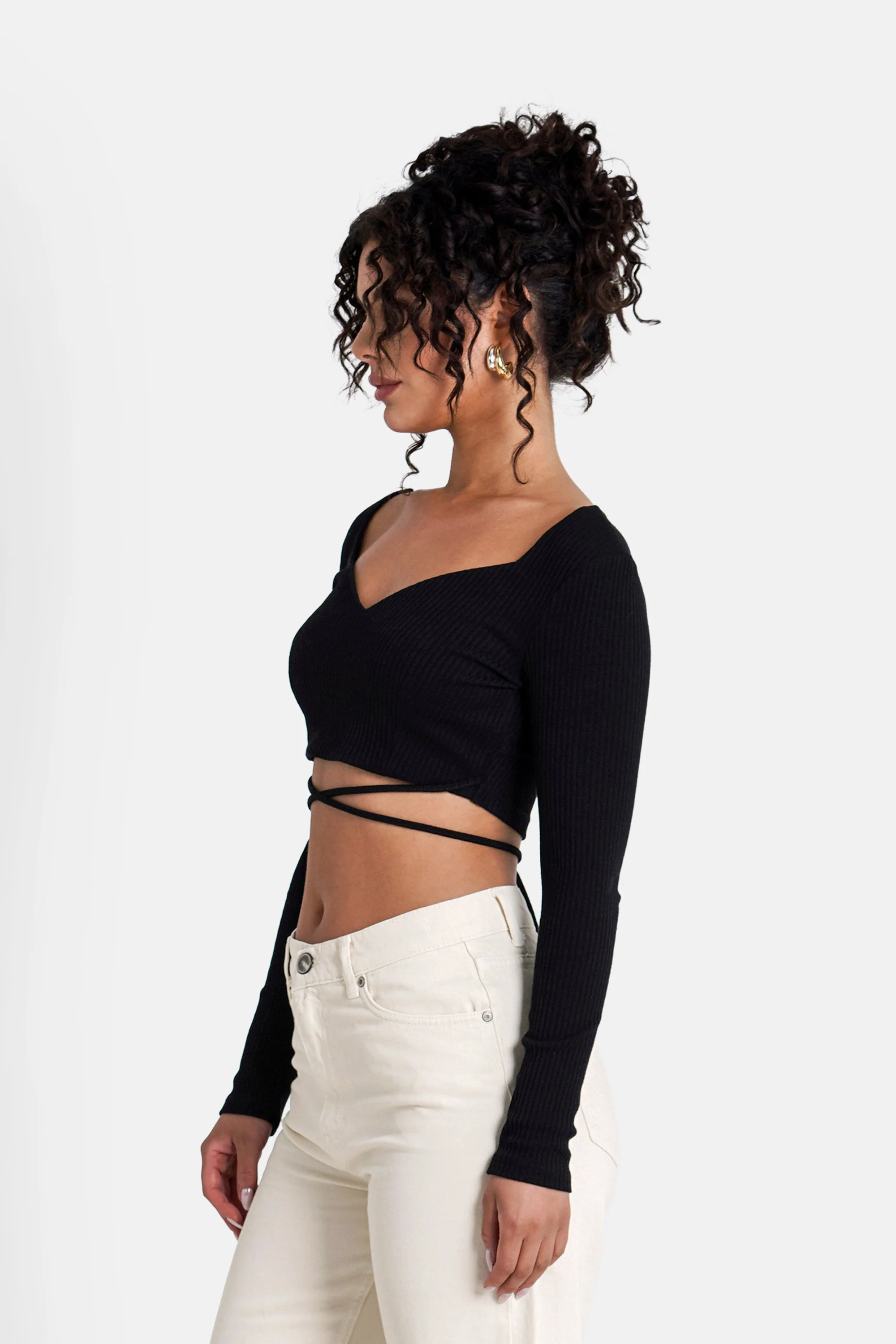 STRAP laced l/s top - Image 4