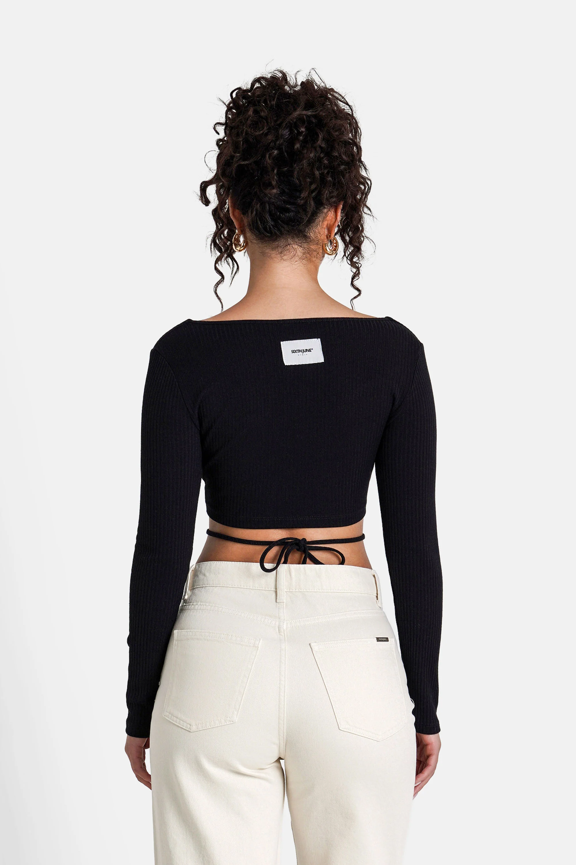 STRAP laced l/s top - Image 5