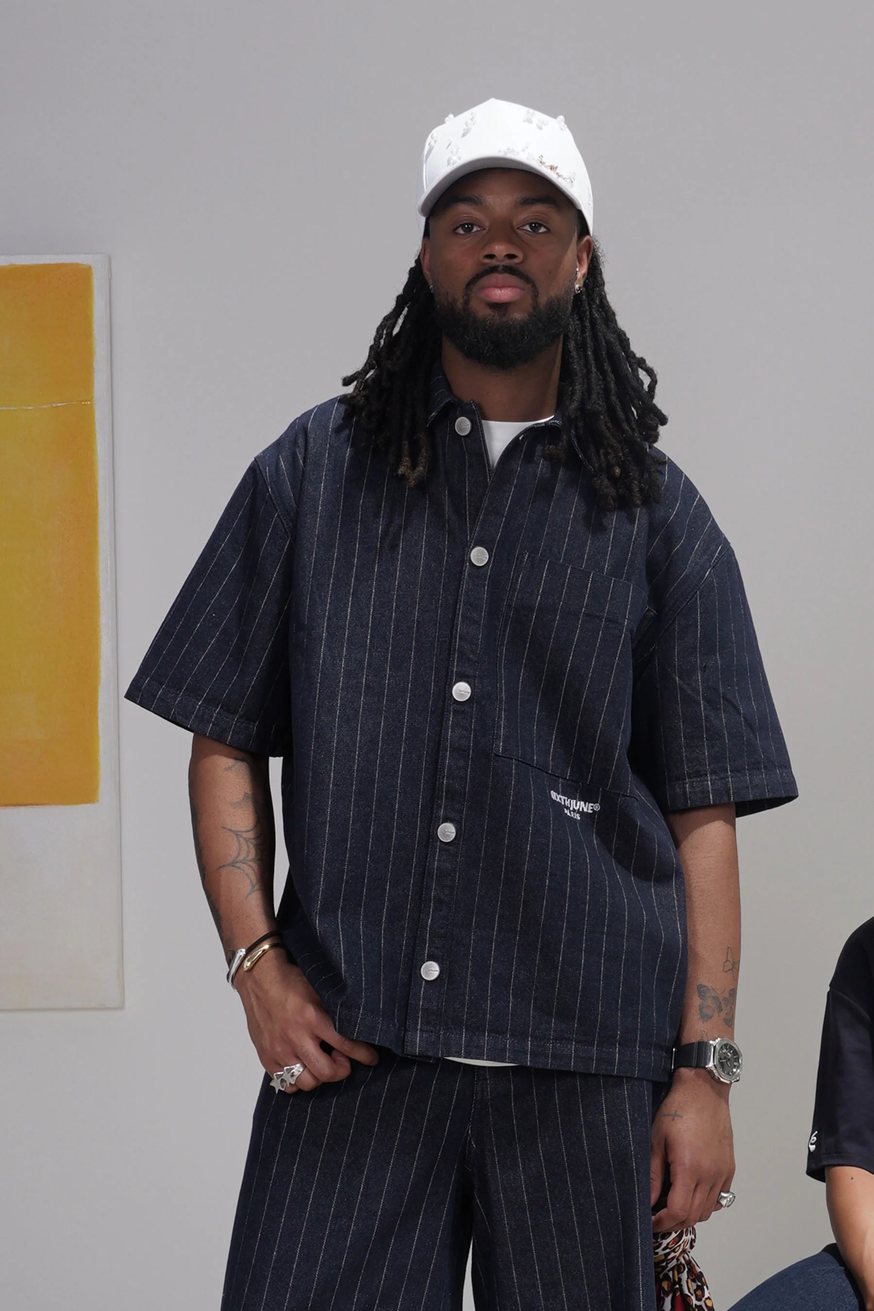 STRIPES baggy s/s shirt - Image 6