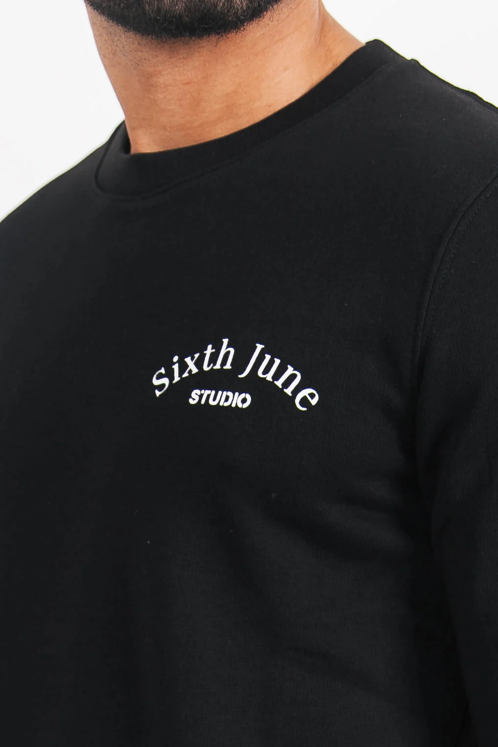Sweatshirt studio imprimé noir - Image 3